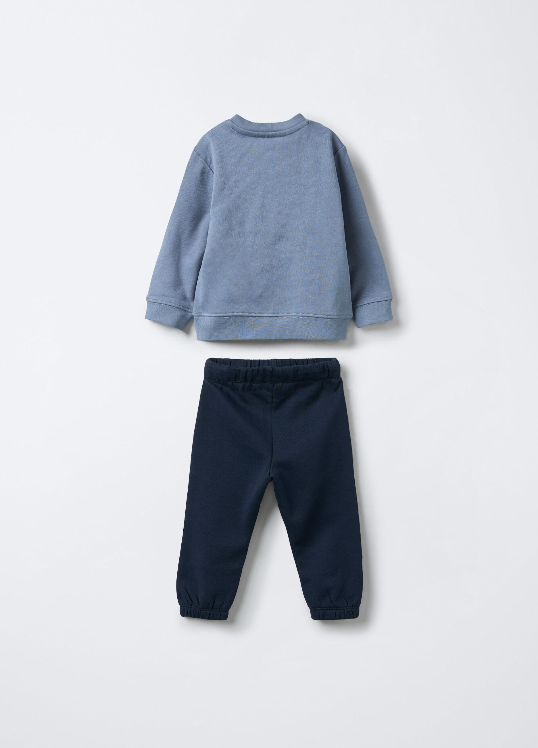 Jogging set in puro cotone garzato bimbo_1