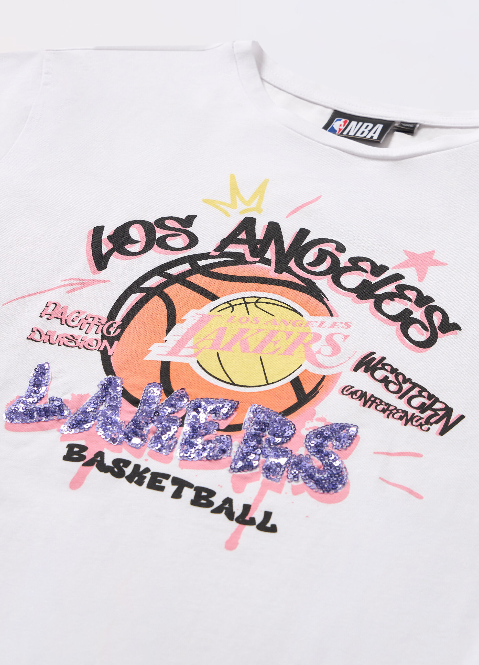 T-shirt NBA in puro cotone ragazza_1