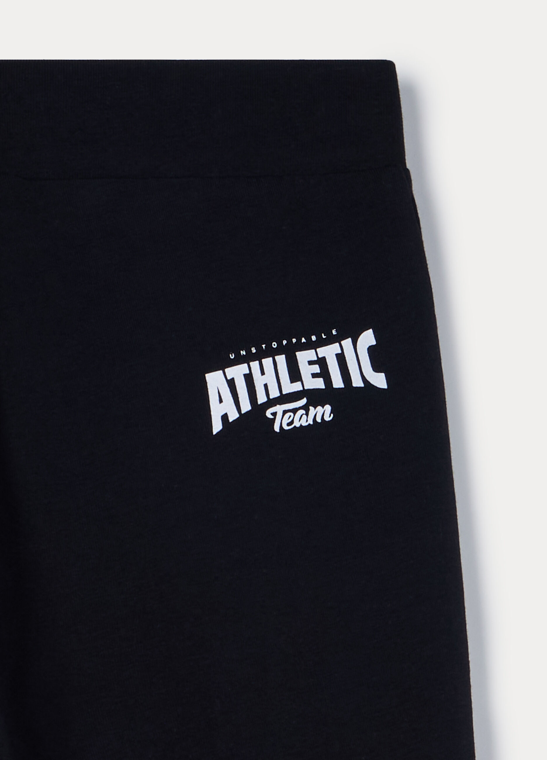 Leggings flare fit in jersey di cotone stretch ragazza_2