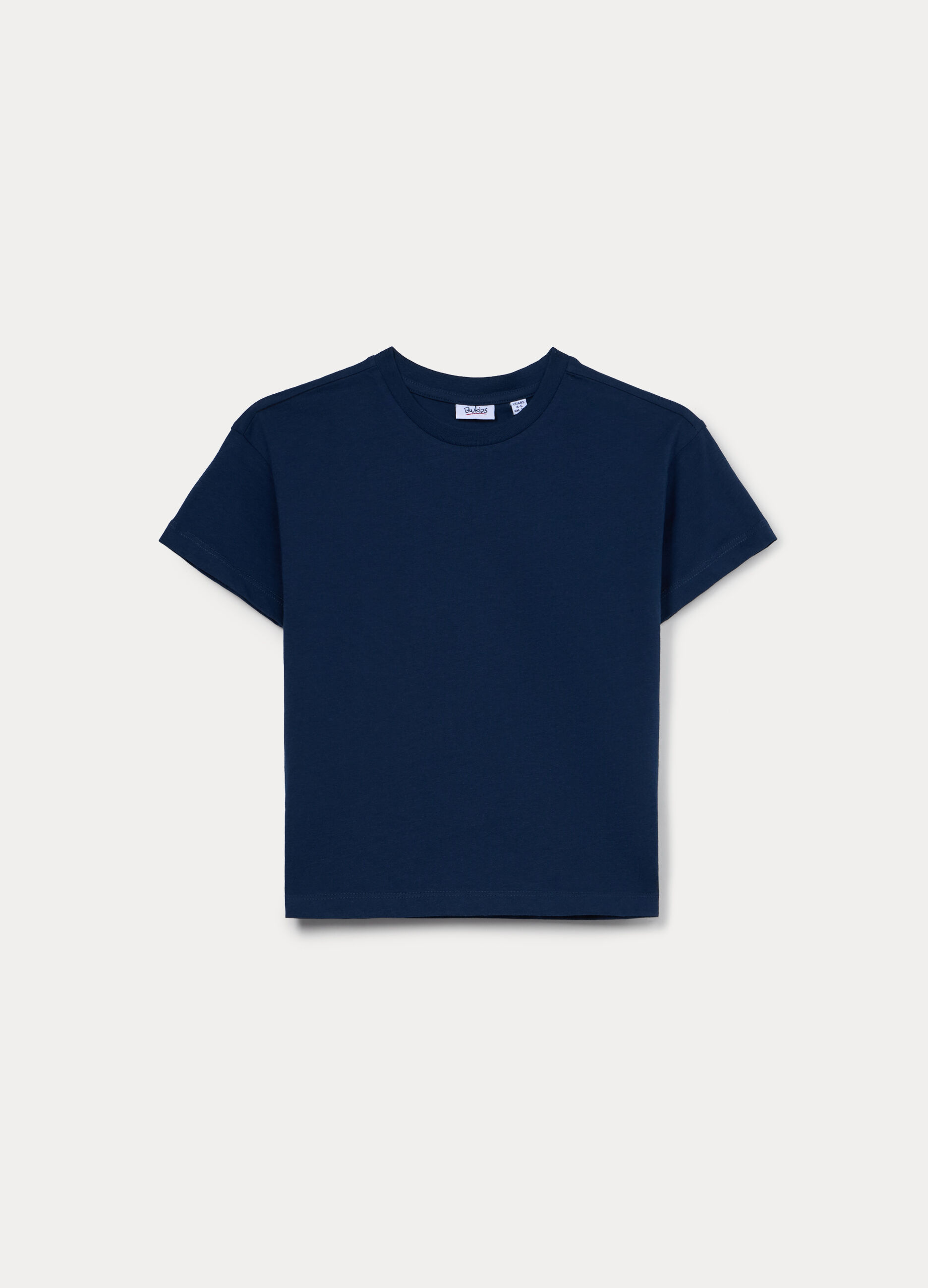 T-shirt girocollo in jersey bambino_0