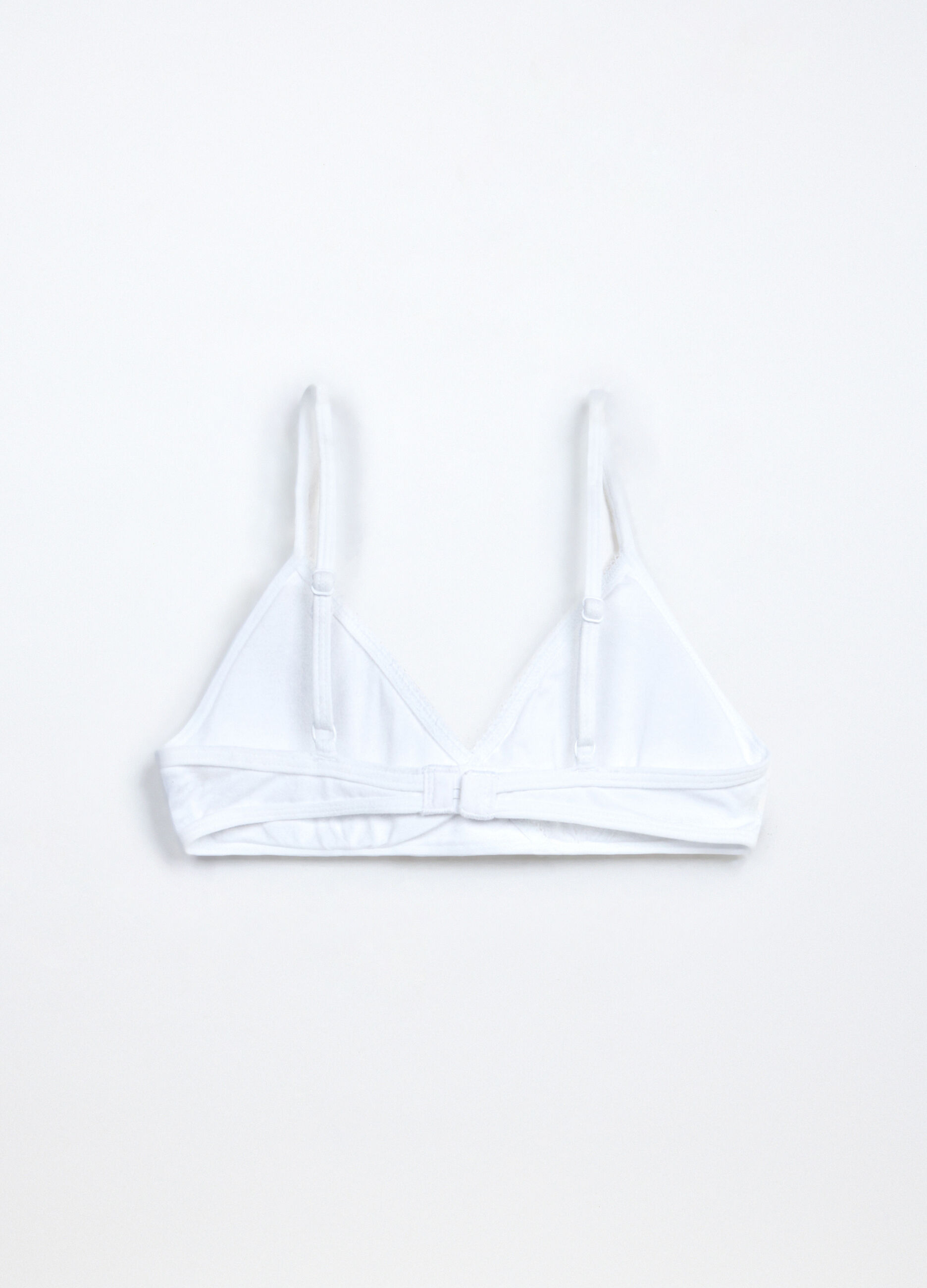 Reggiseno a triangolo in jersey di cotone stretch ragazza_1