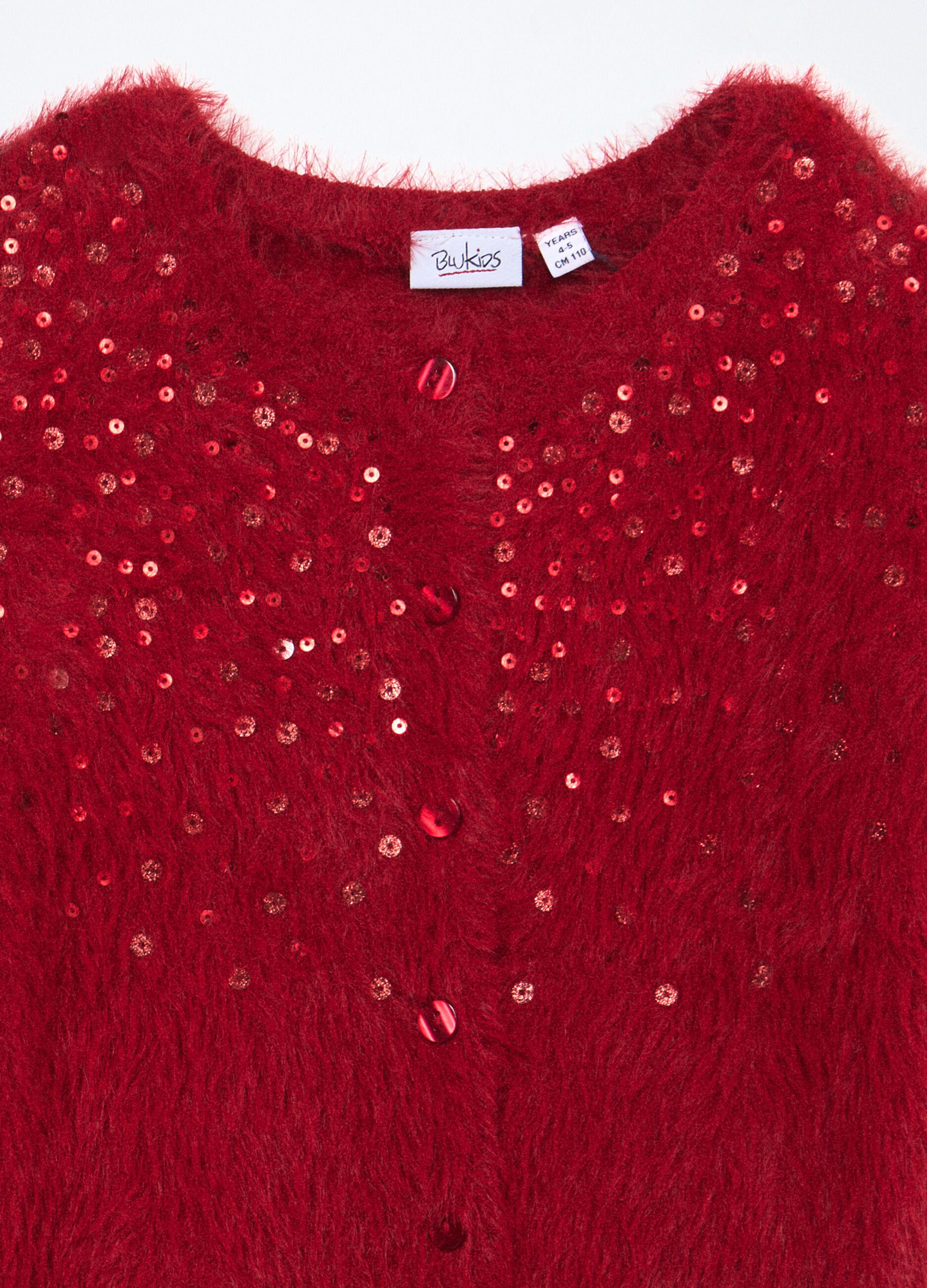 Cardigan con paillettes bambina_2