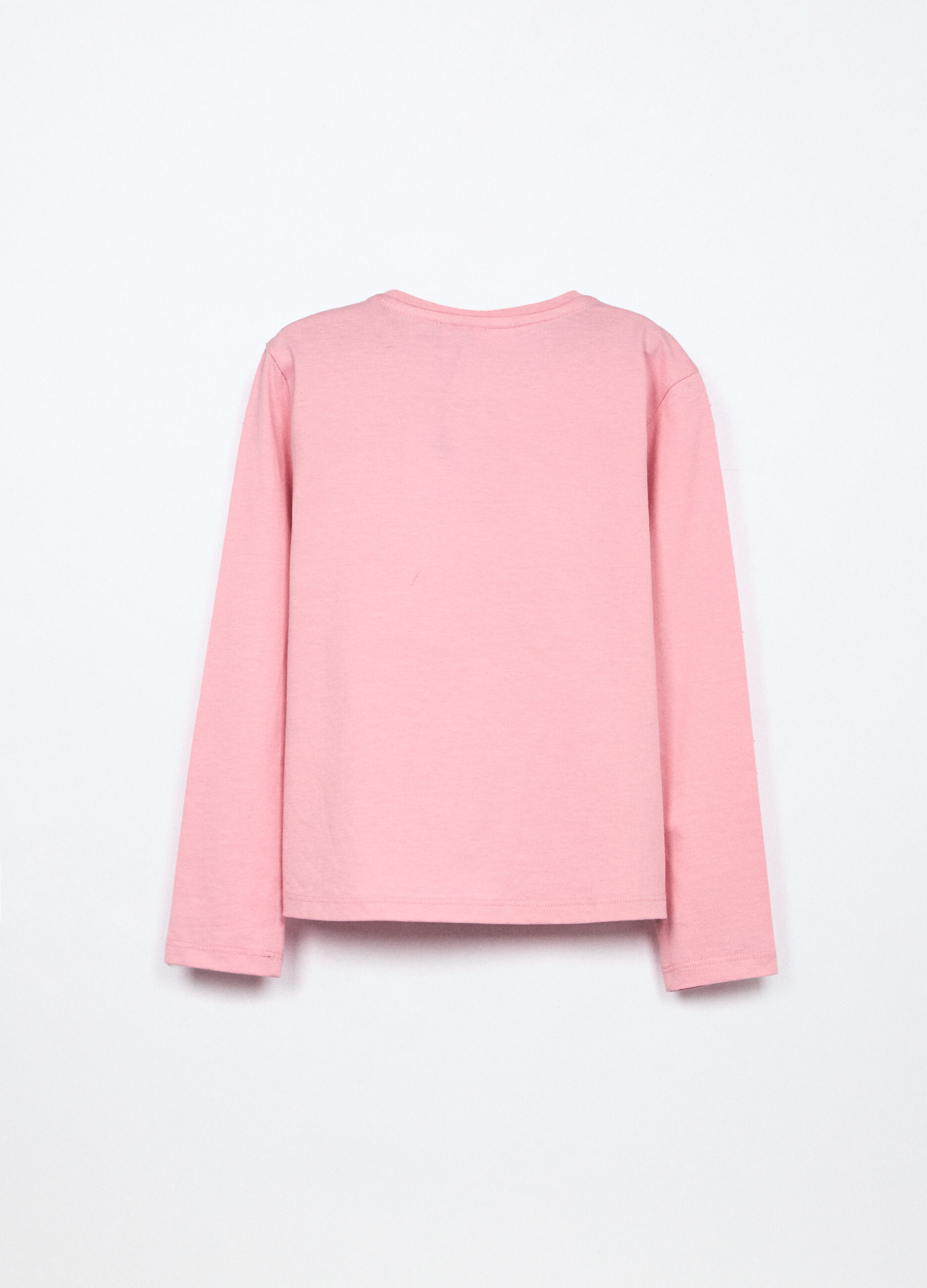 T-shirt in jersey di puro cotone bambina_1