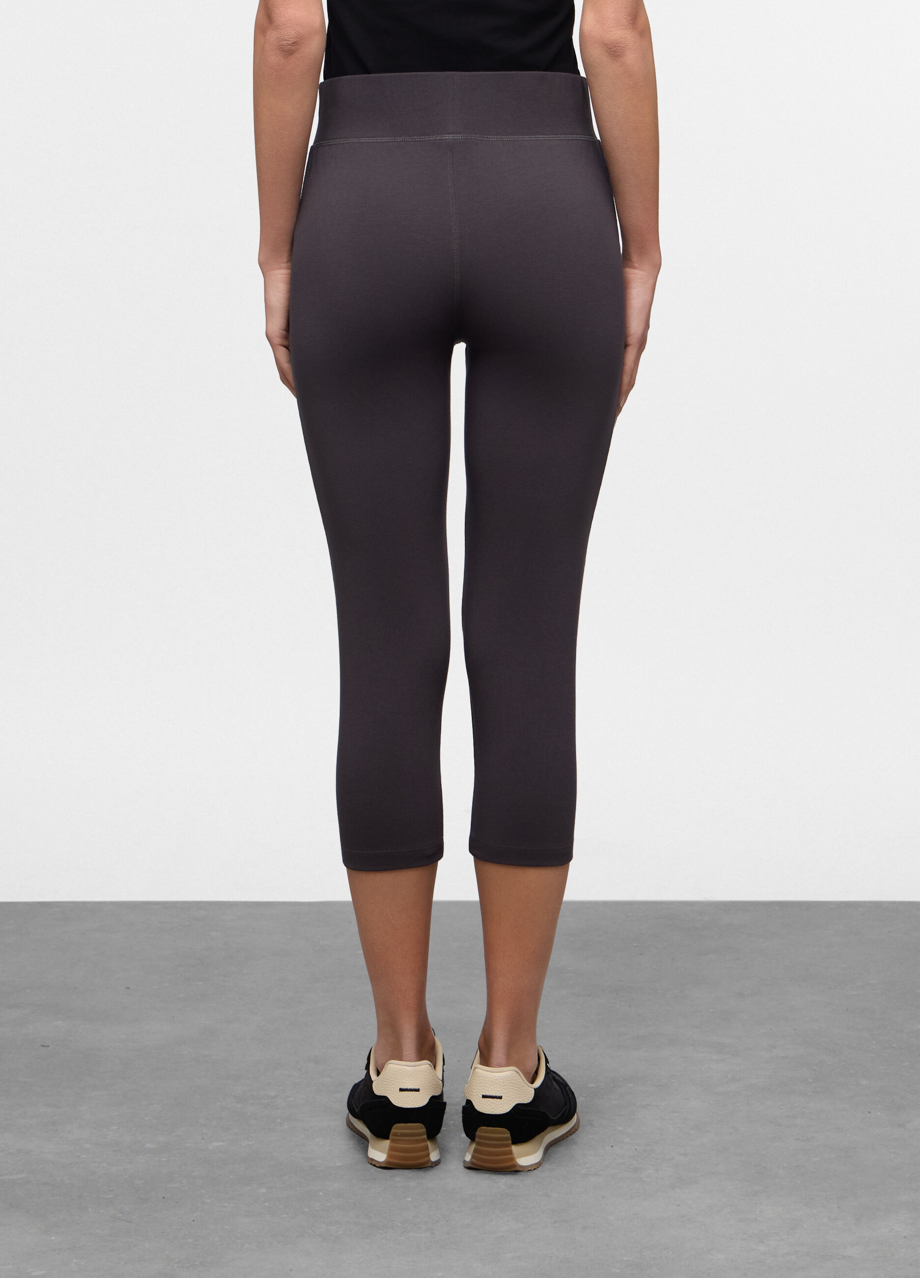 Leggings Capri Fit Skinny in jersey di cotone stretch donna_1