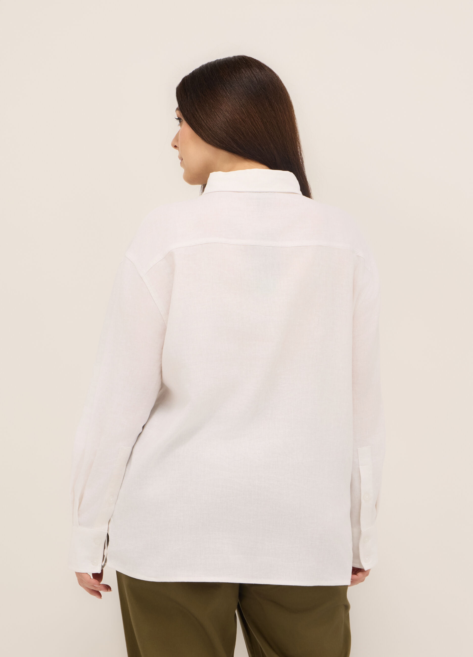Camicia misto lino donna curvy_1