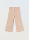 Pantaloni palazzo in velluto a coste bambina_0