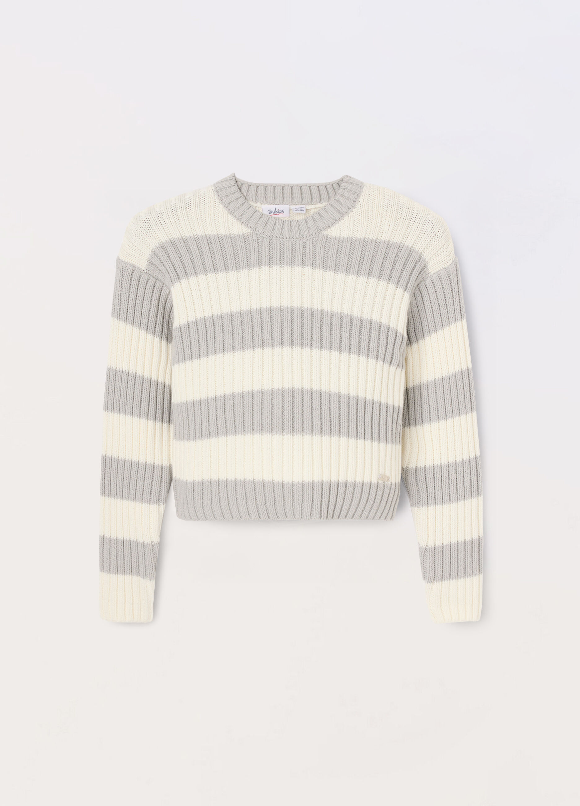 Tricot in costina di puro cotone ragazza