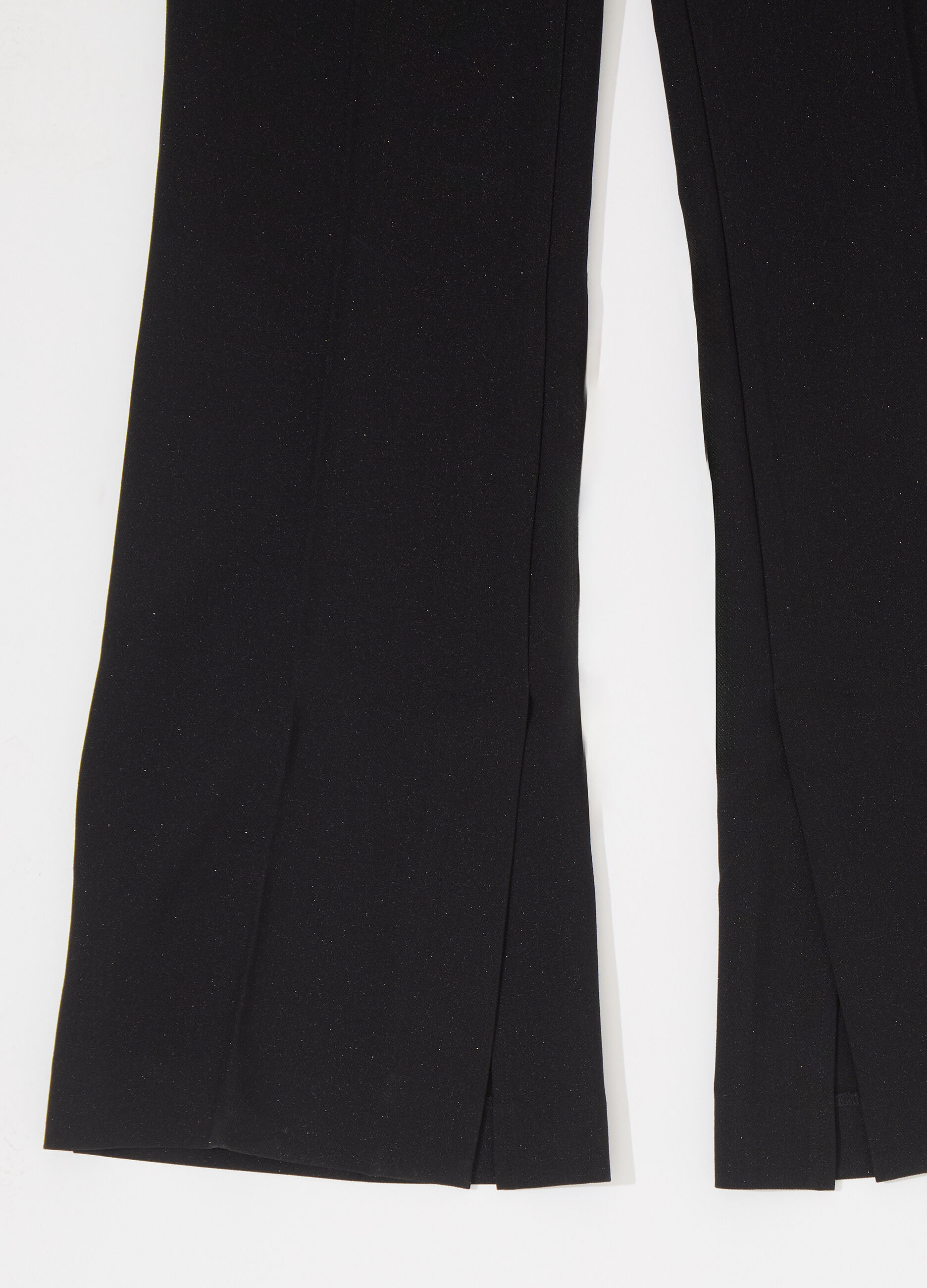 Pantalone a flare fit in filo lurex donna_6