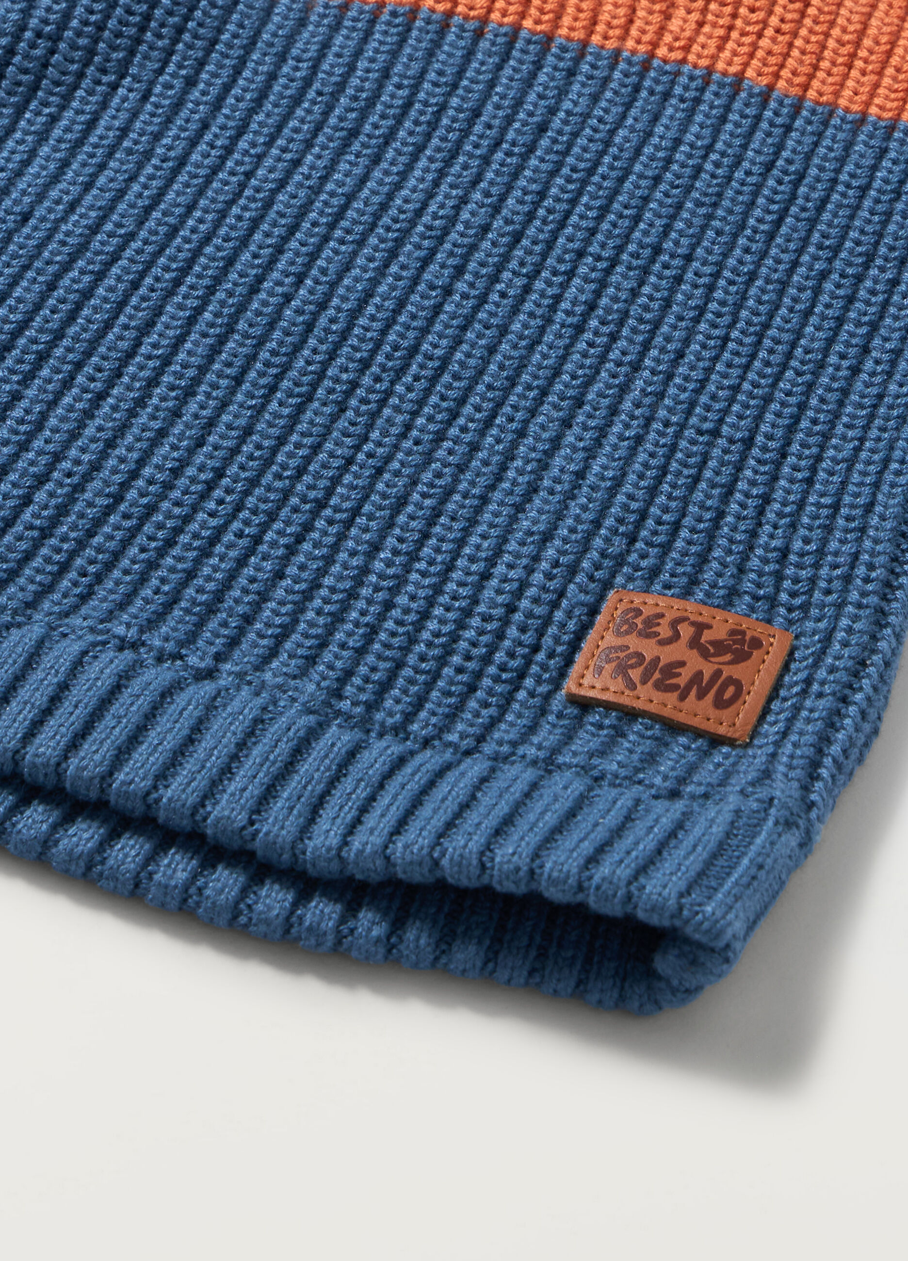Maglione tricot in misto cotone neonato_1