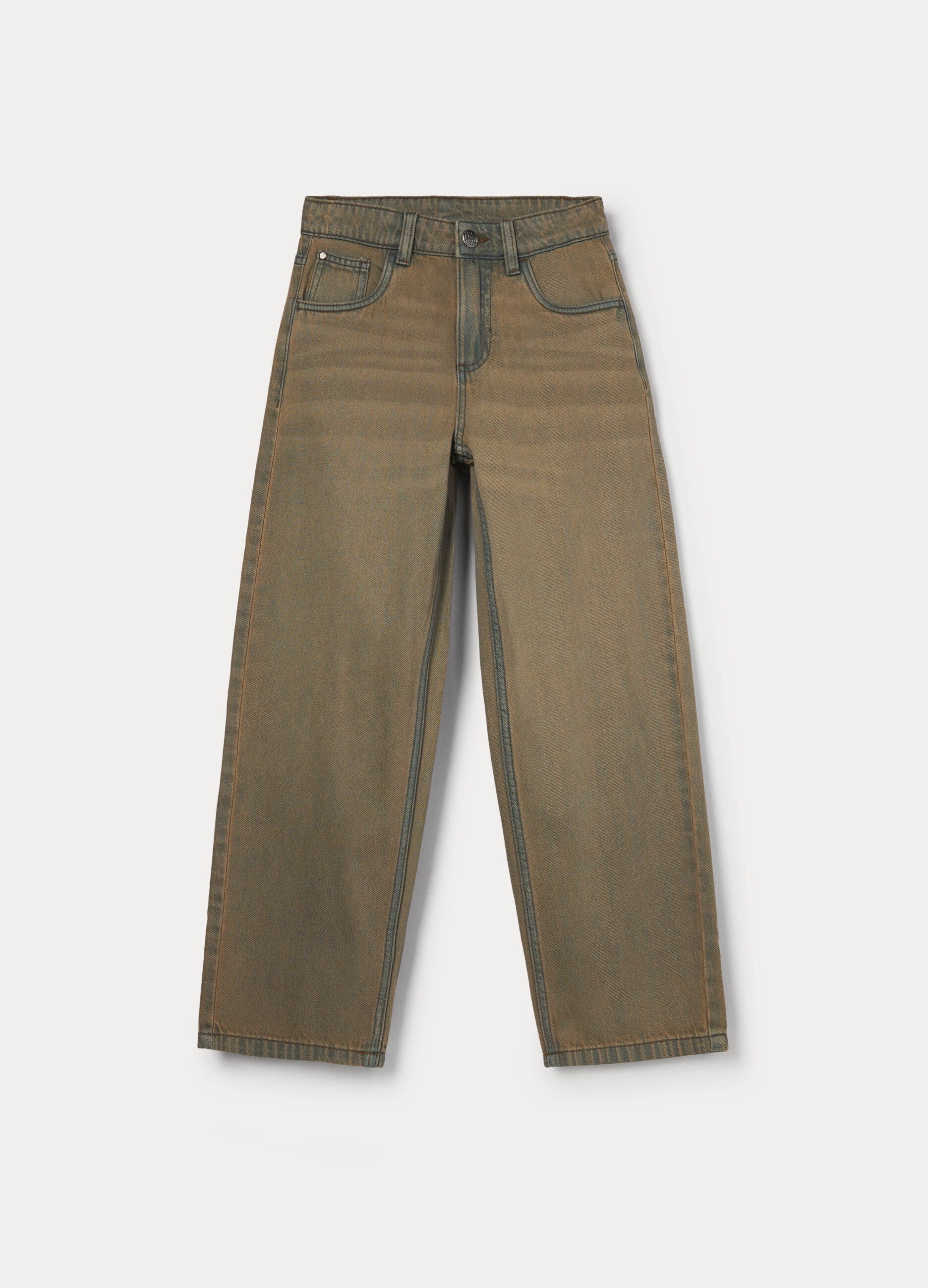 Jeans fit baggy in denim ragazzo_0