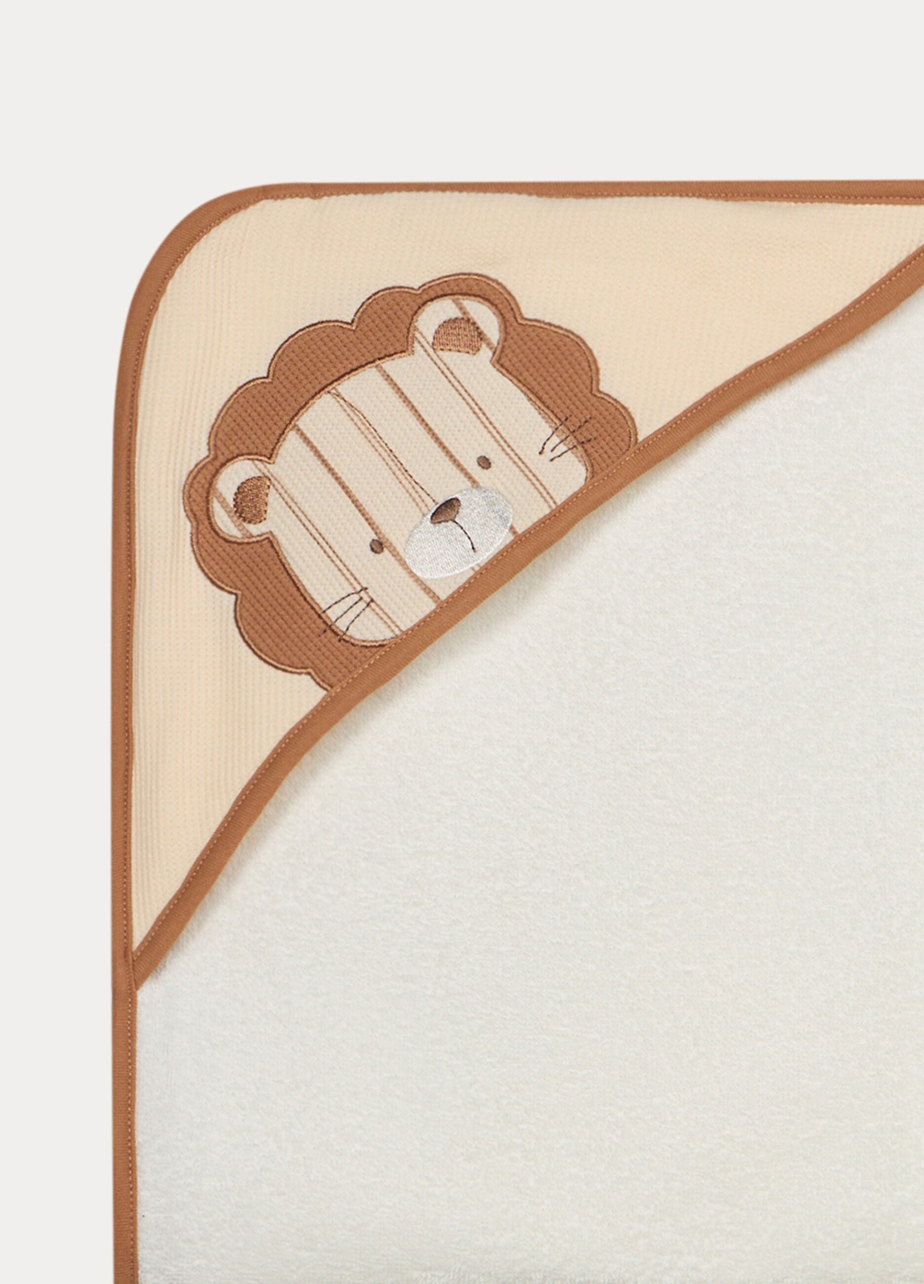 Asciugamano in spugna di puro cotone neonato_2