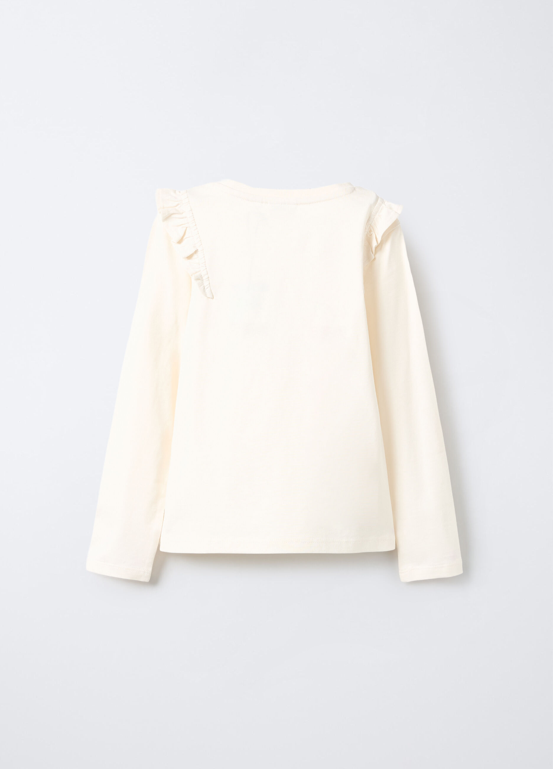 T-shirt in jersey di puro cotone bambina_1