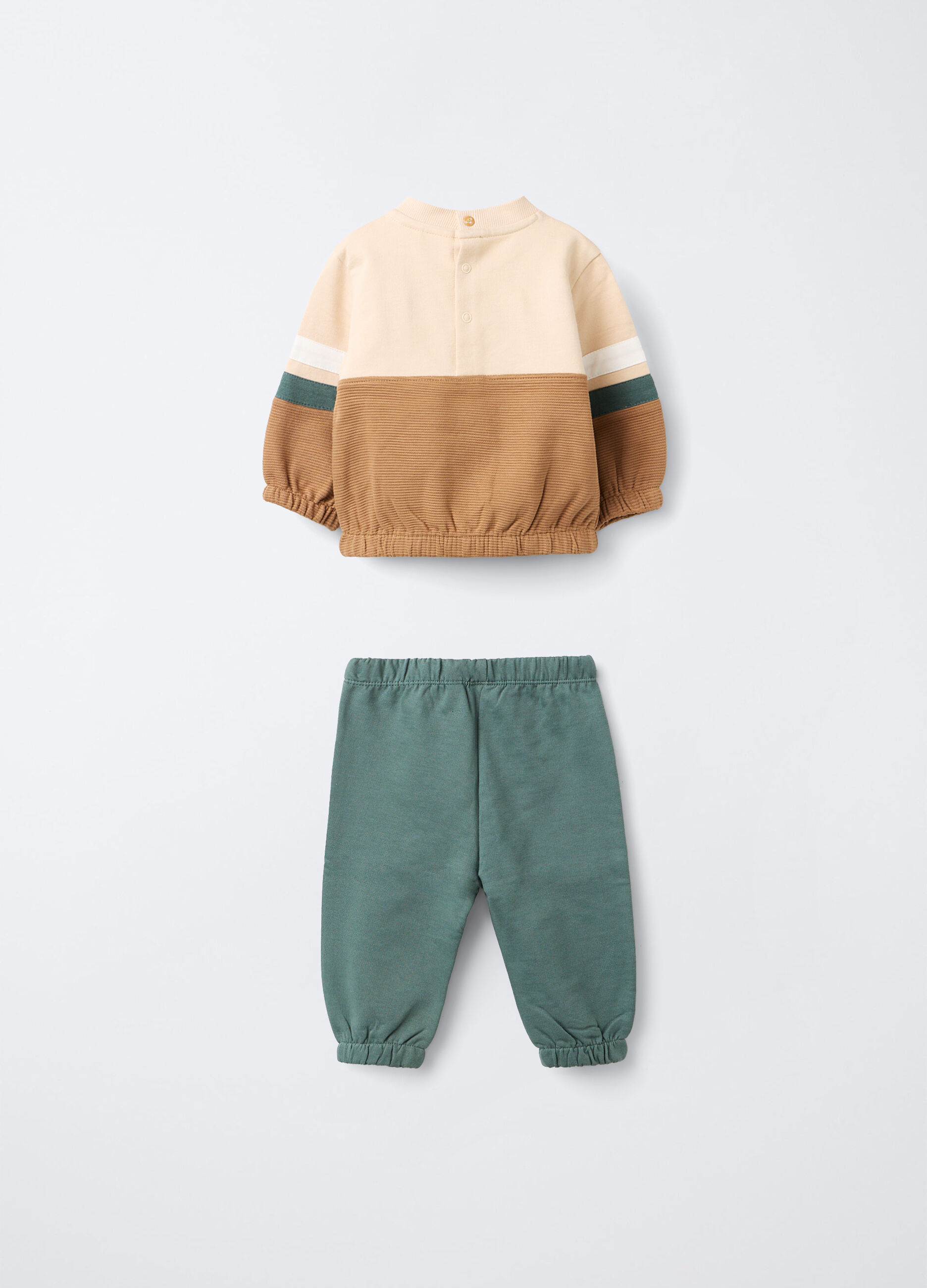 Jogging Set Disney in puro cotone garzato neonato_1