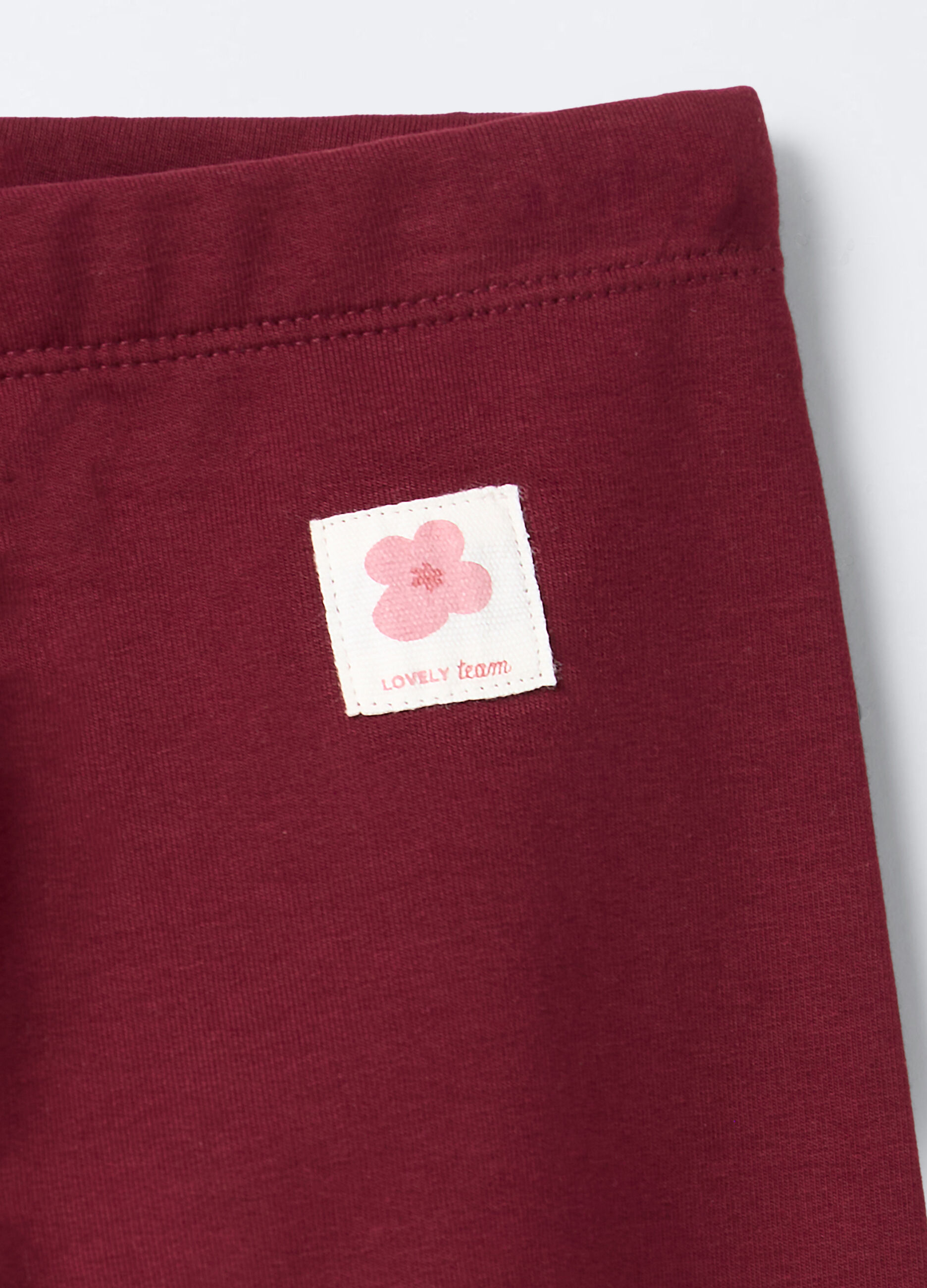 Leggings in cotone garzato stretch Fit Slim bambina_2