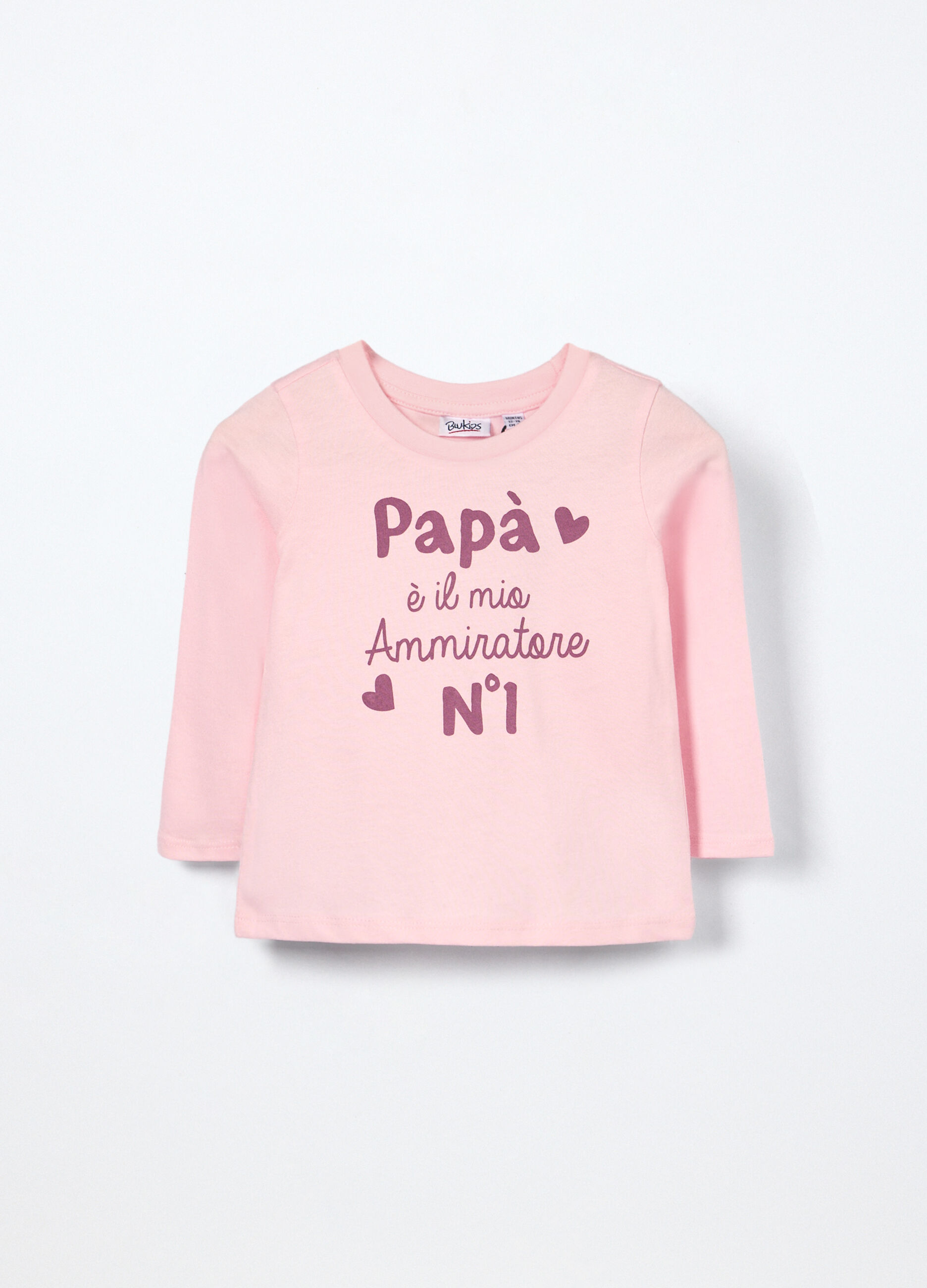 T-shirt in jersey di puro cotone neonata_0
