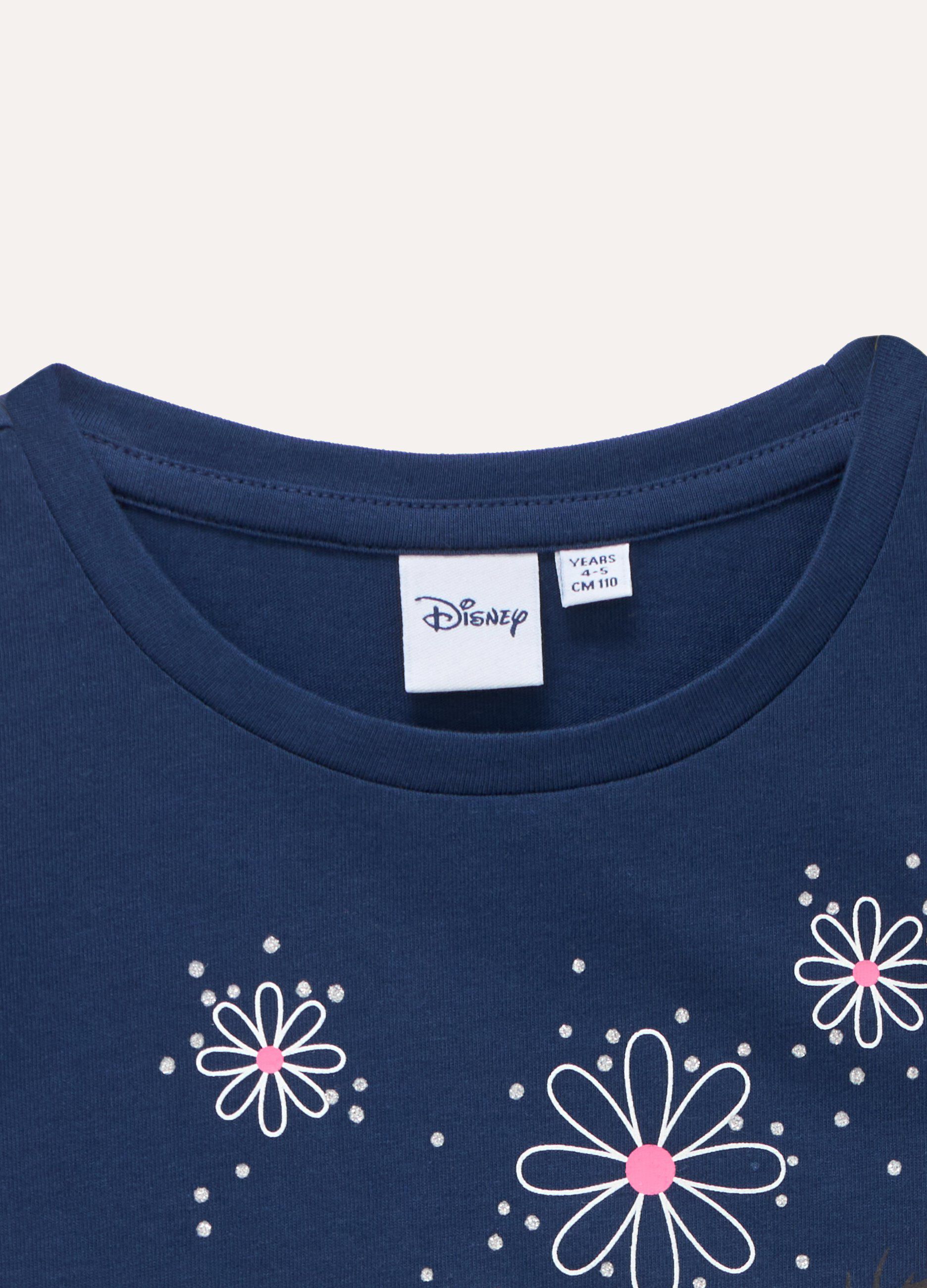 T-shirt Minnie in puro cotone con rouches bambina_1