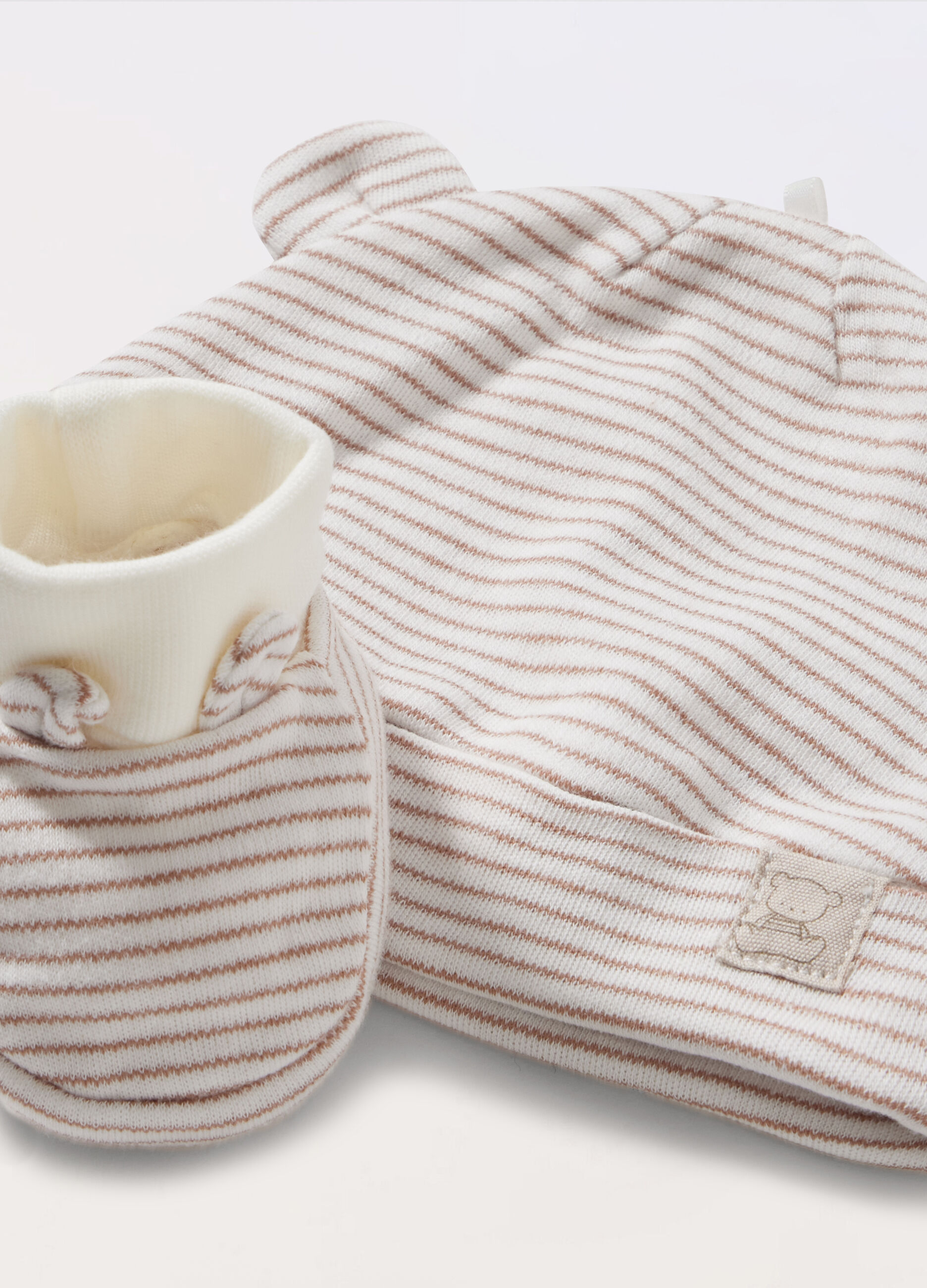 Set berretto + scarpette neonato_1