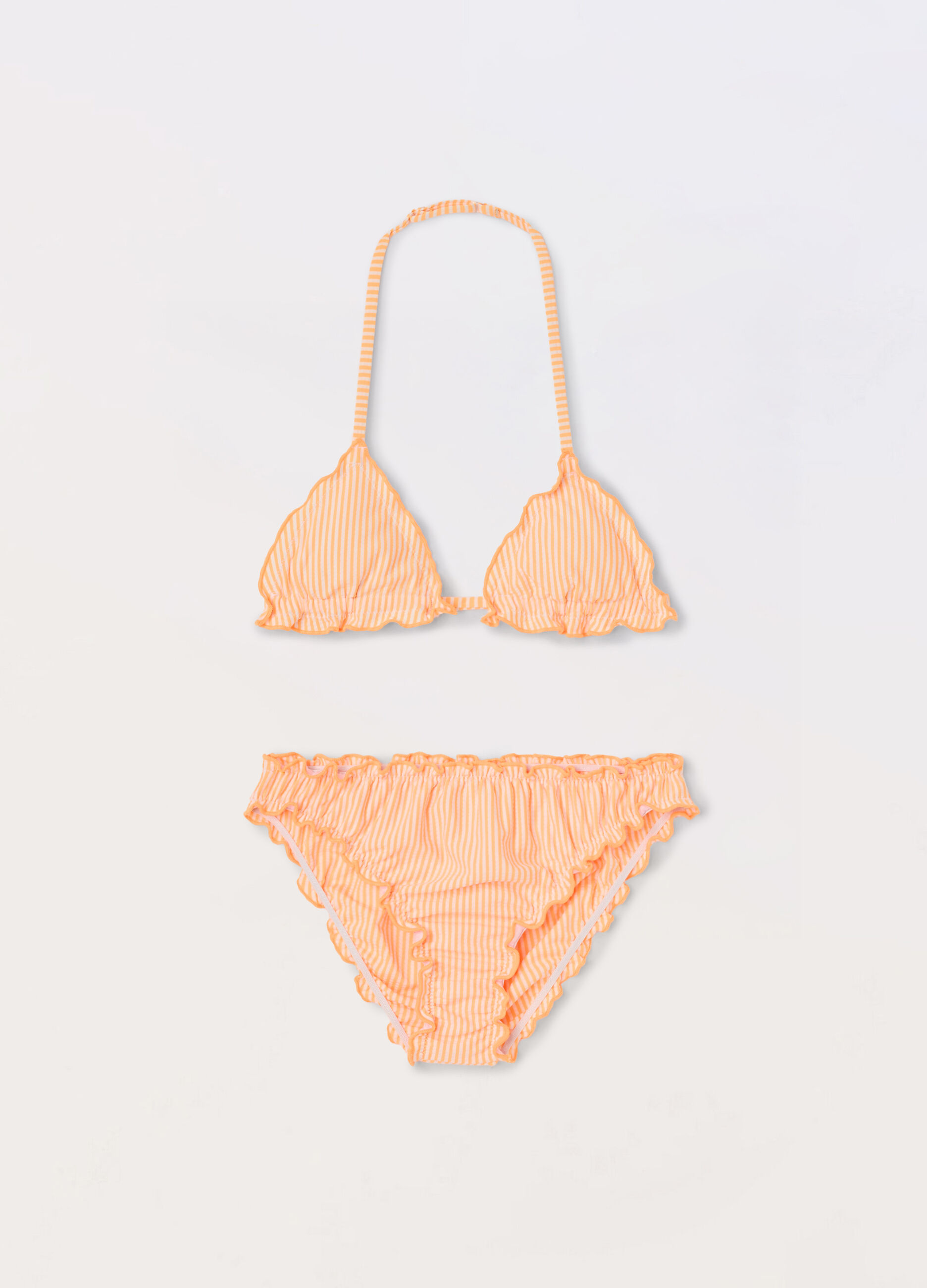 Bikini costume a righe ragazza_0
