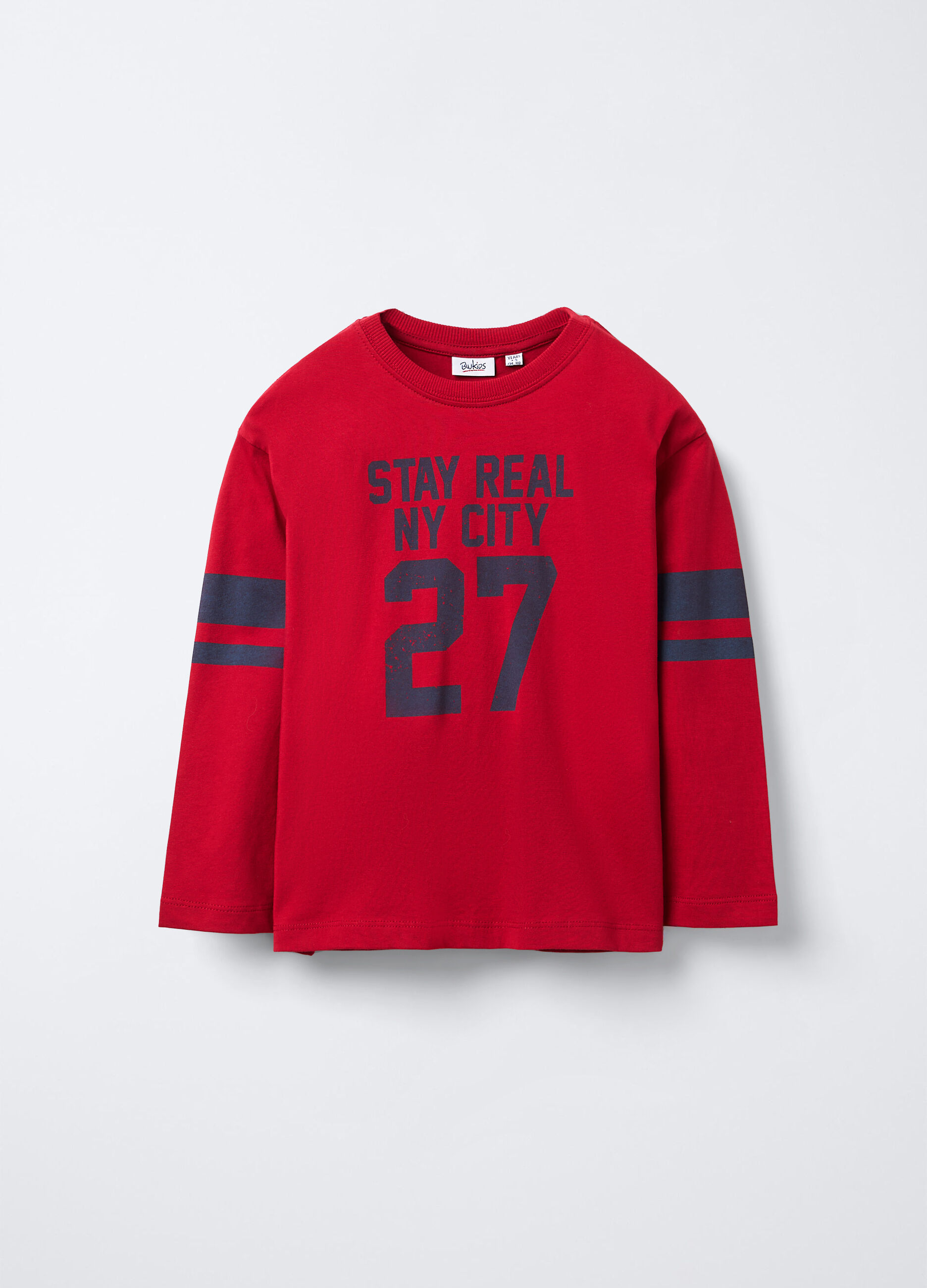 T-shirt in jersey di puro cotone bambino_0
