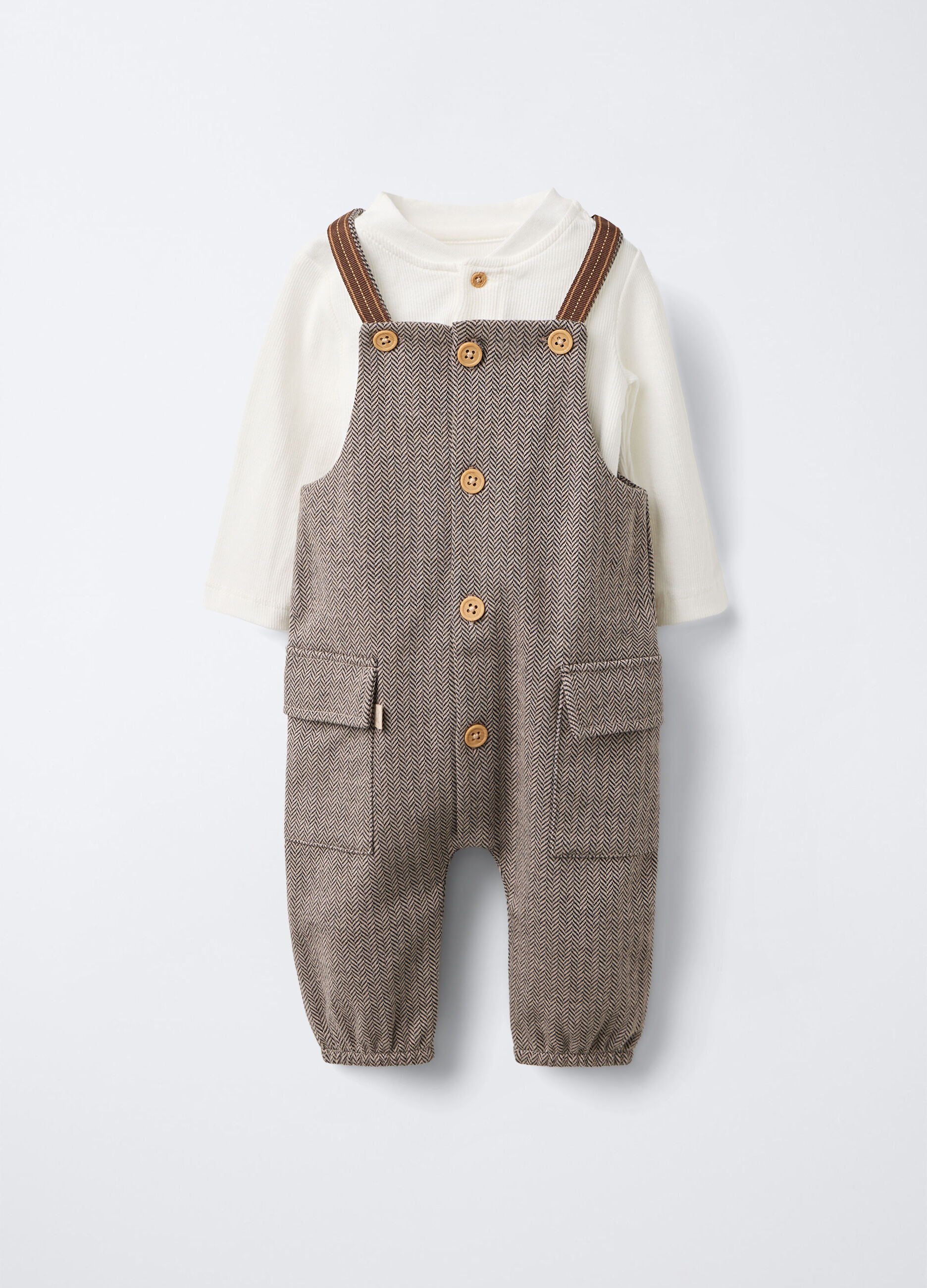 Jogging set in cotone stretch neonato_0