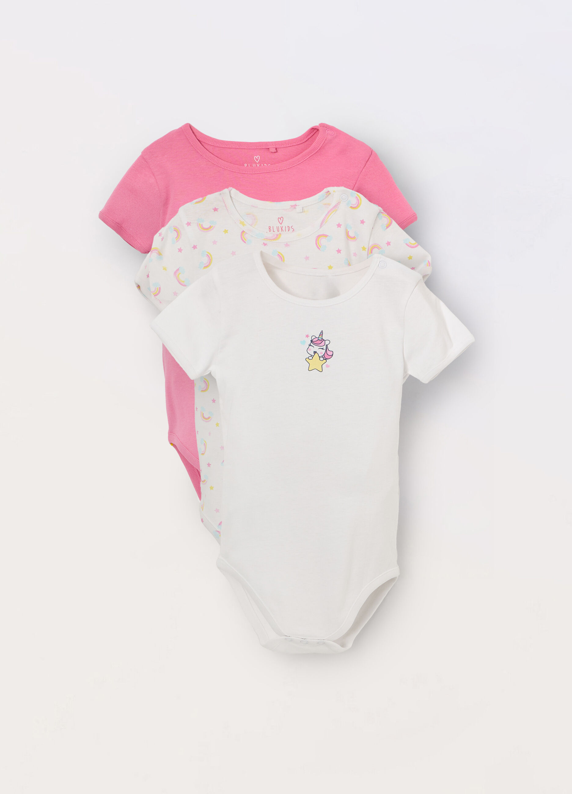 Pack 3 body in puro cotone neonata_0