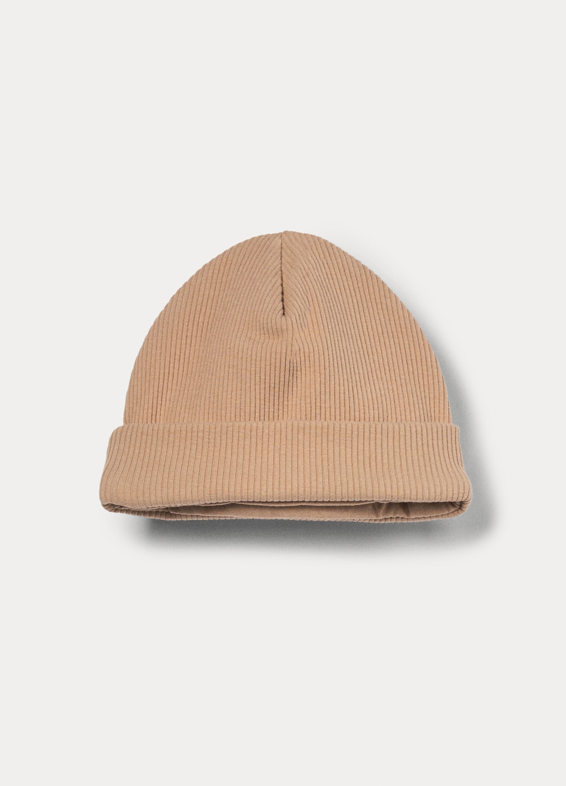 Berretto in costina di cotone stretch _1
