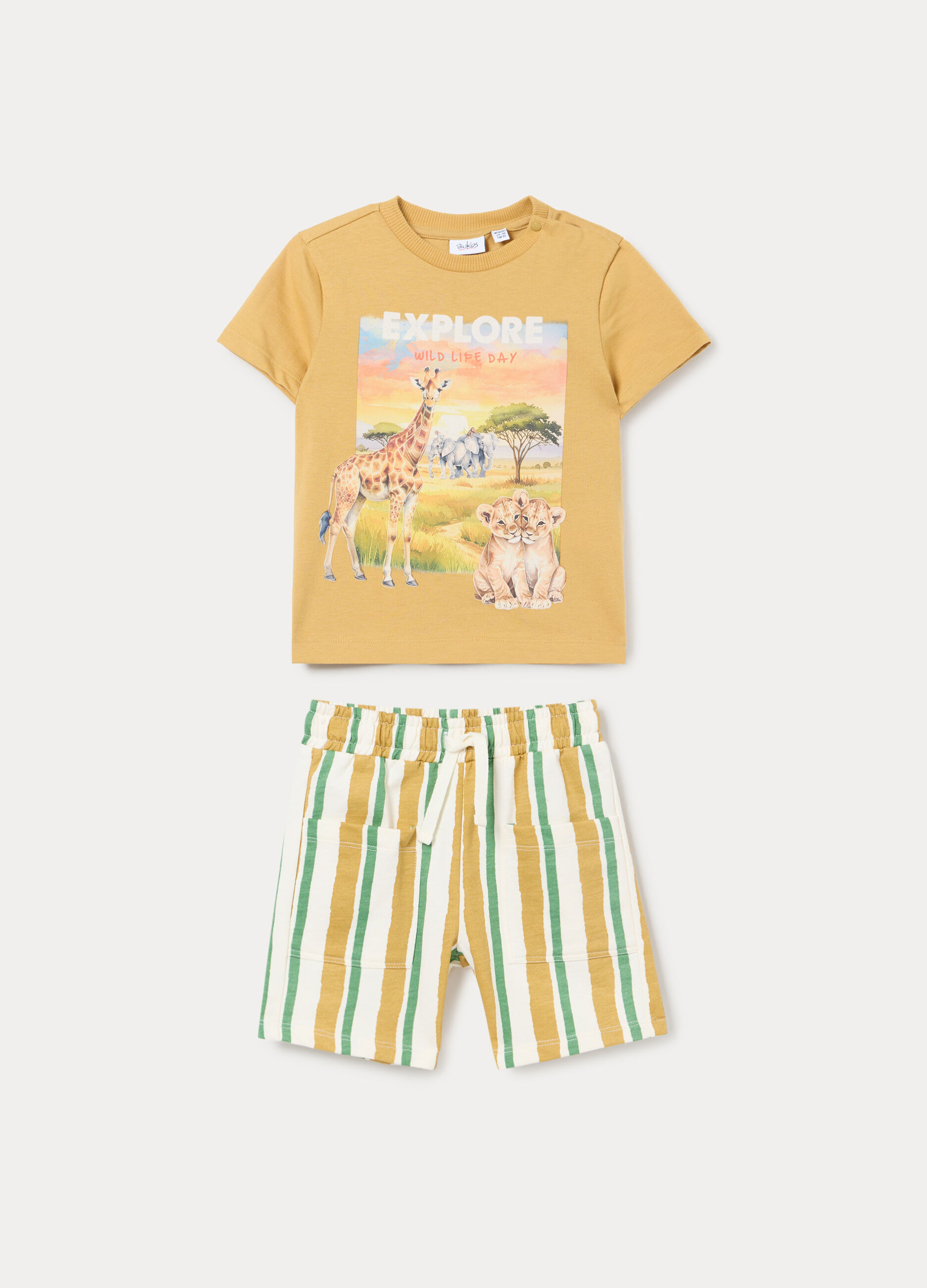 Jogging set in jersey di puro cotone bimbo_0
