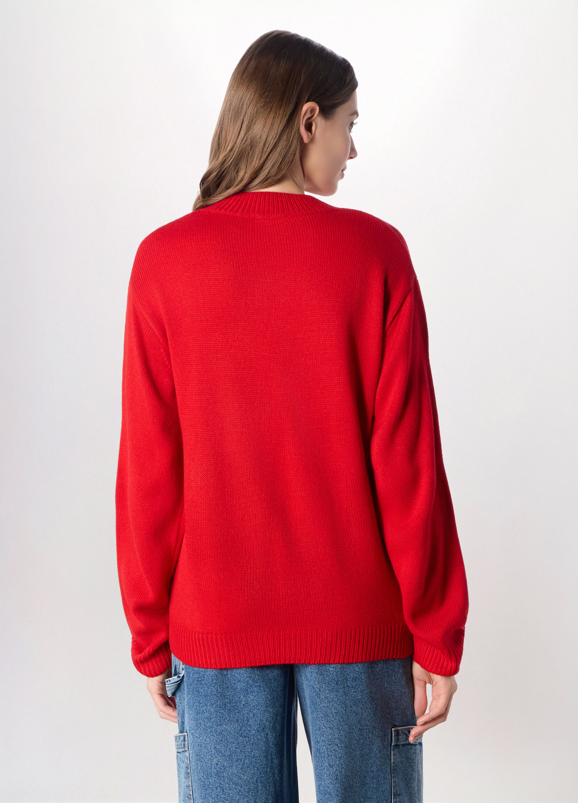 Girocollo tricot natalizio donna_1