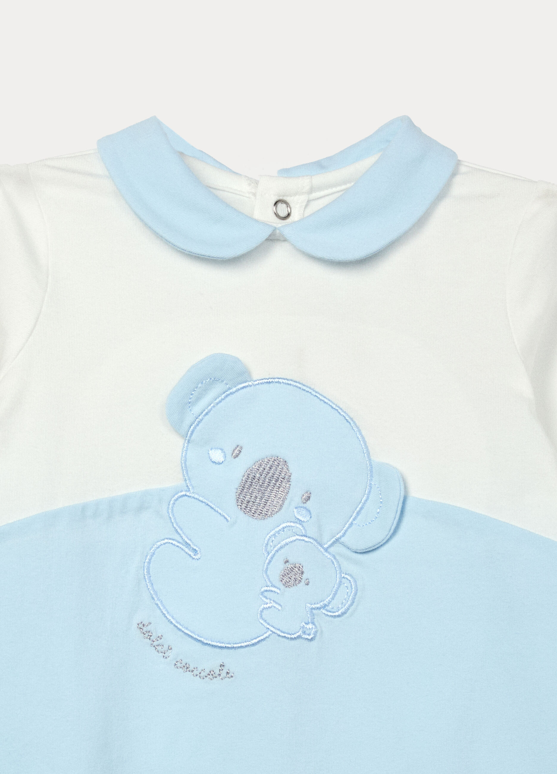 Tutina in jersey di cotone stretch neonato_2