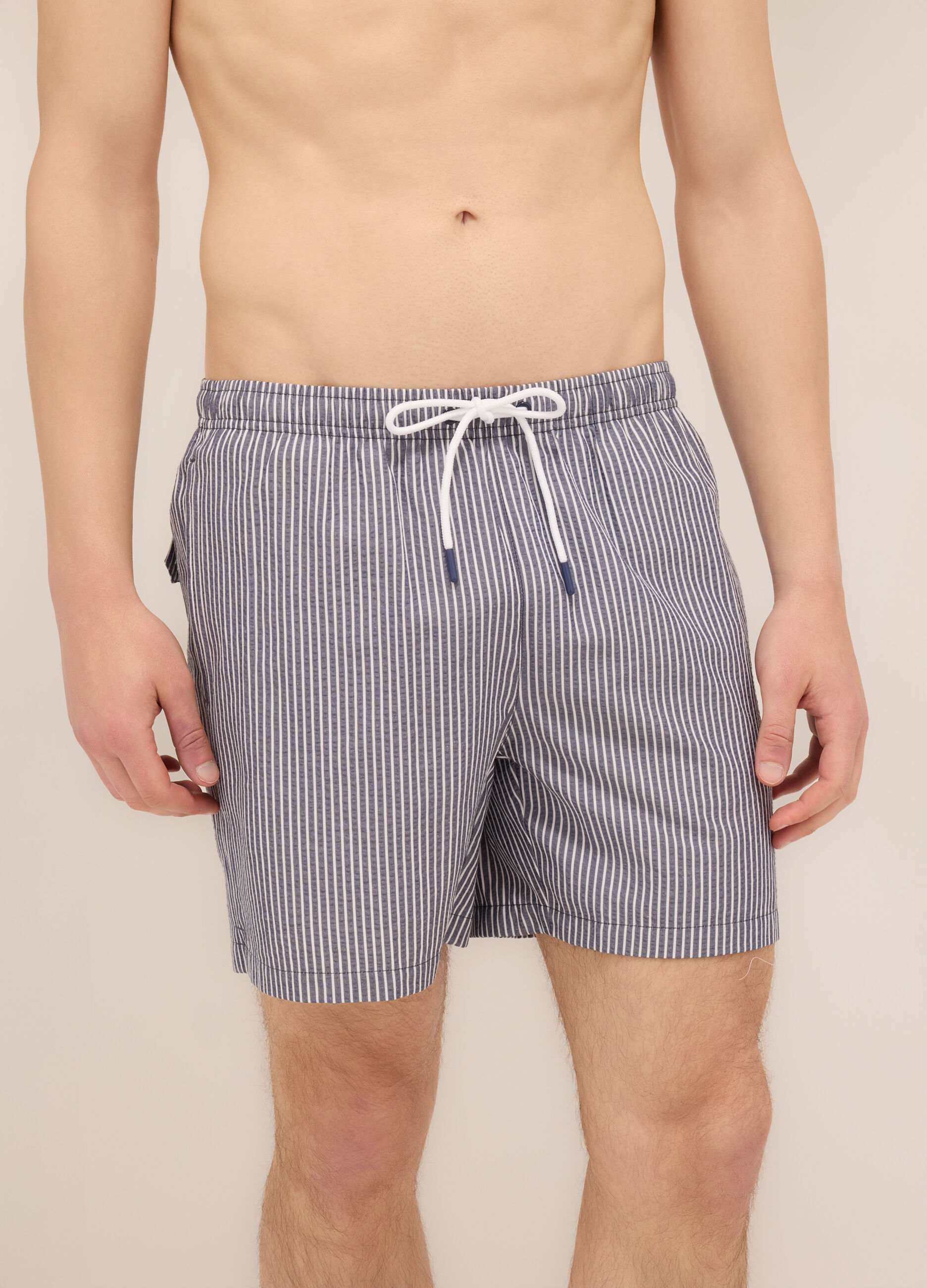 Boxer in misto cotone seersucker uomo_2