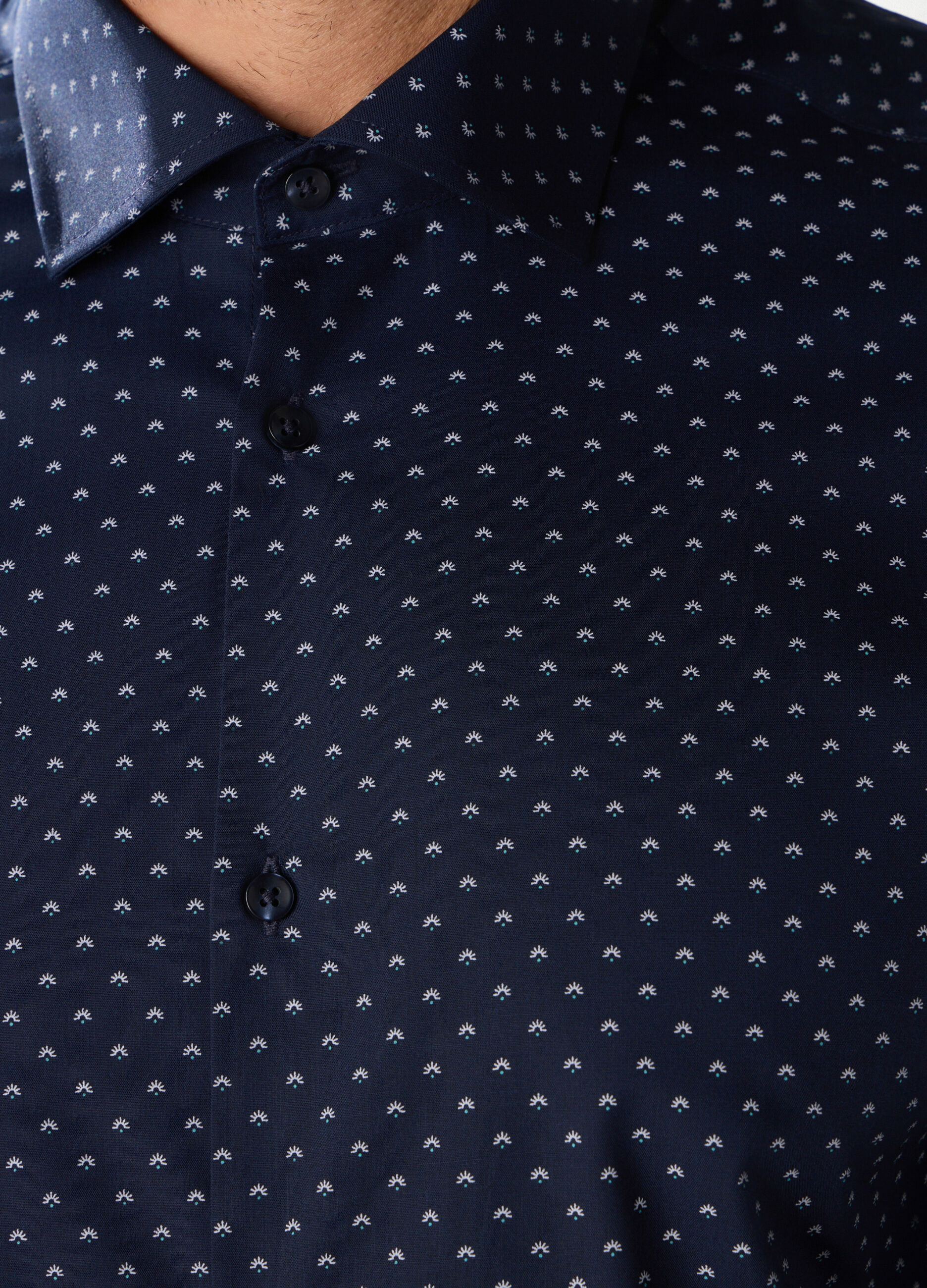 Camicia regular fit con stampa uomo_2