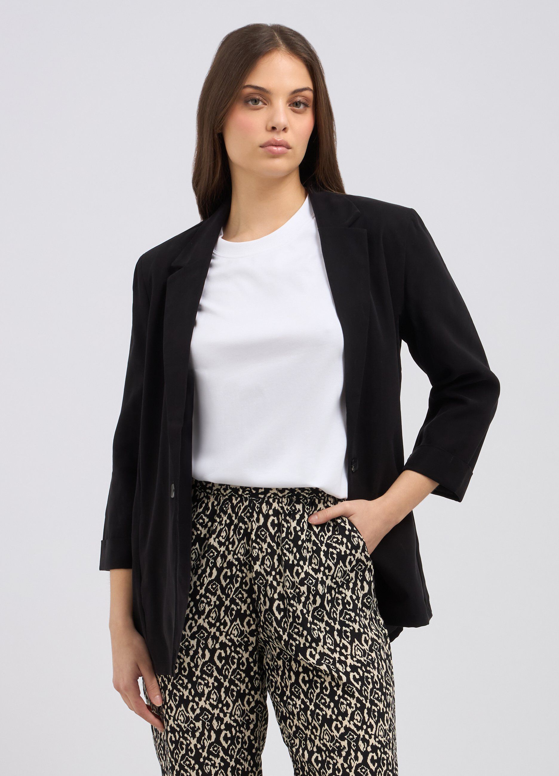 T-shirt in puro cotone donna_0
