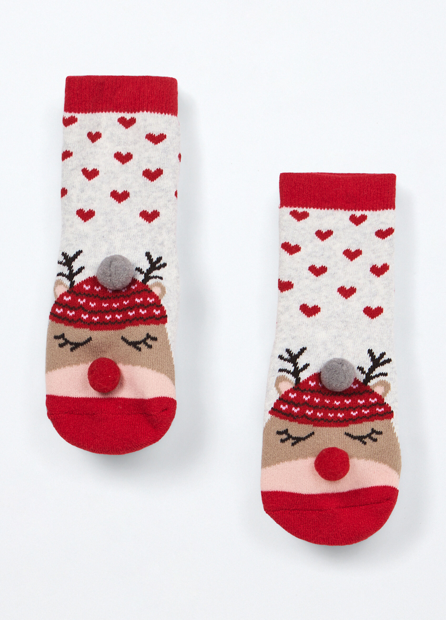 Calze corte antiscivolo in spugna bambina_1