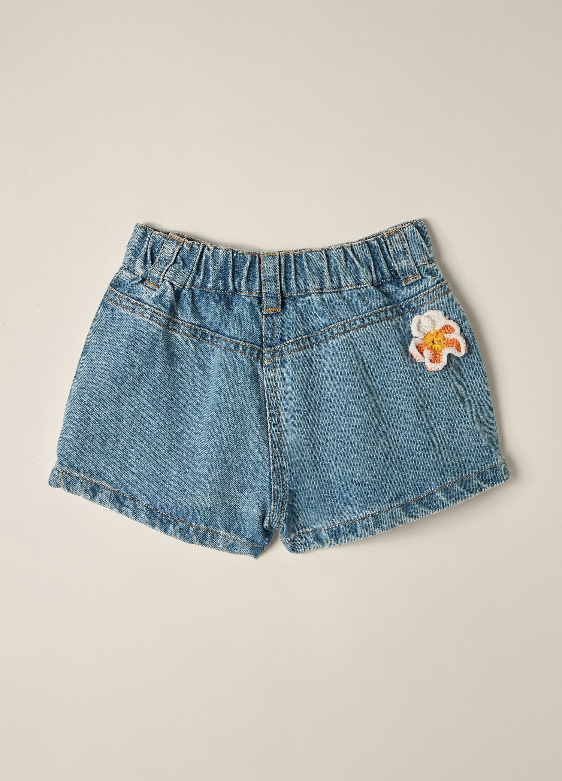 Gonna-pantalone in puro cotone IANA neonata_2