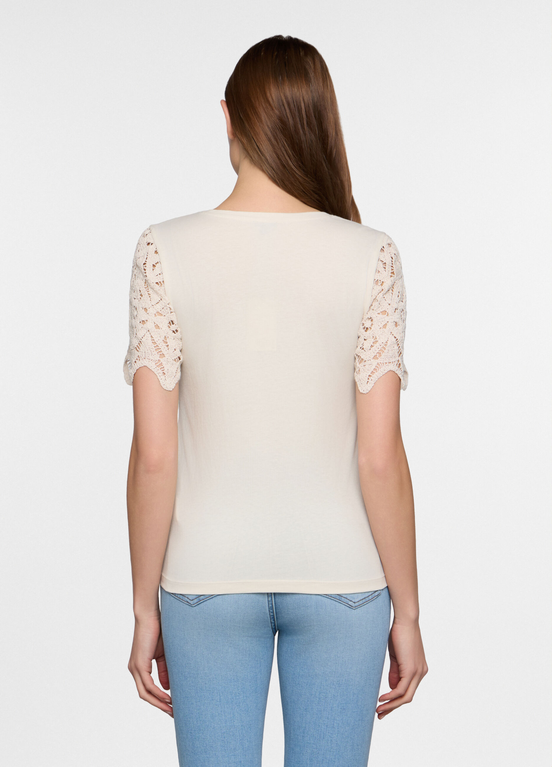T-shirt girocollo donna _1