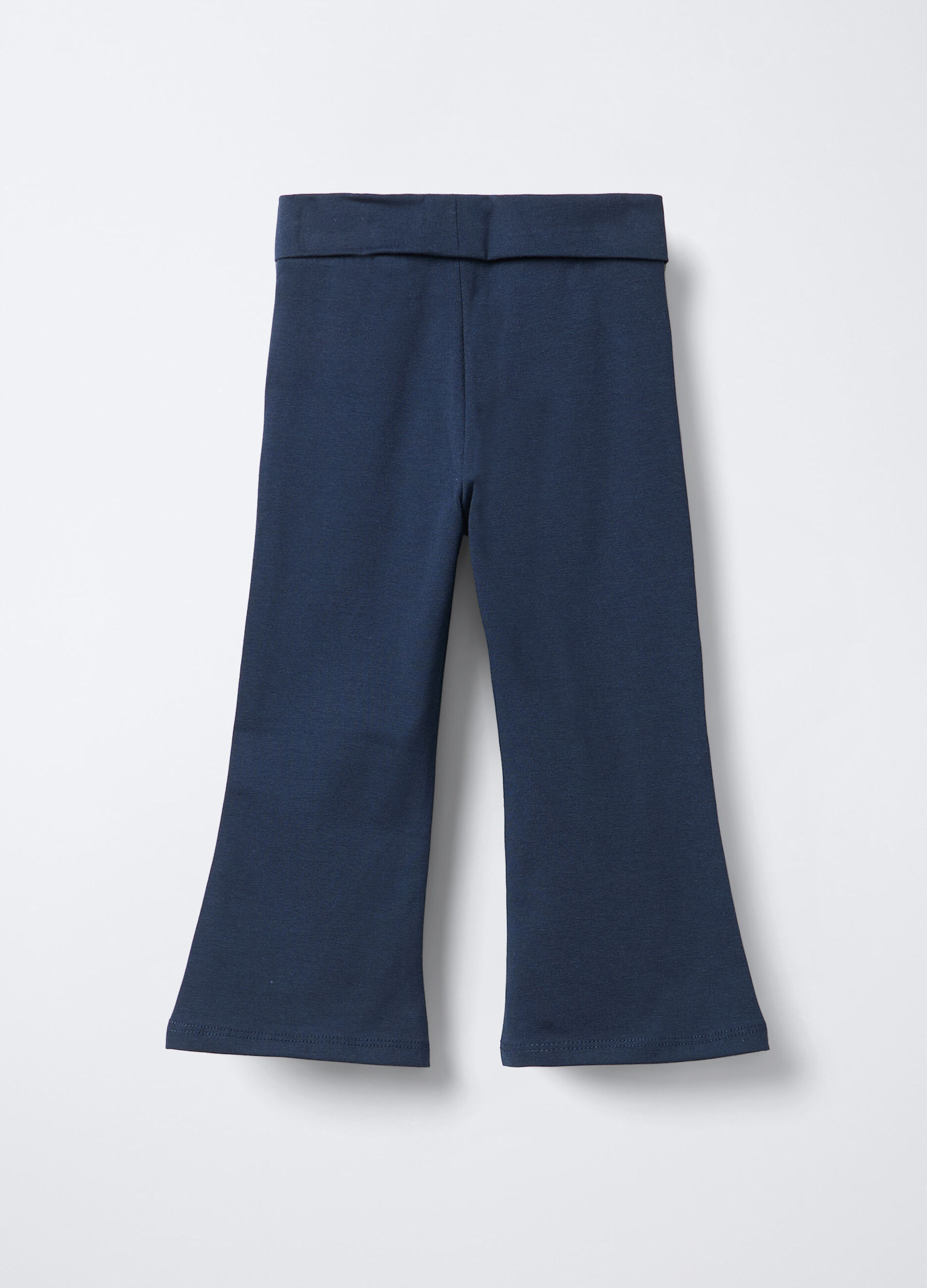 Leggings in jersey di cotone stretch Flare Fit bimba_1