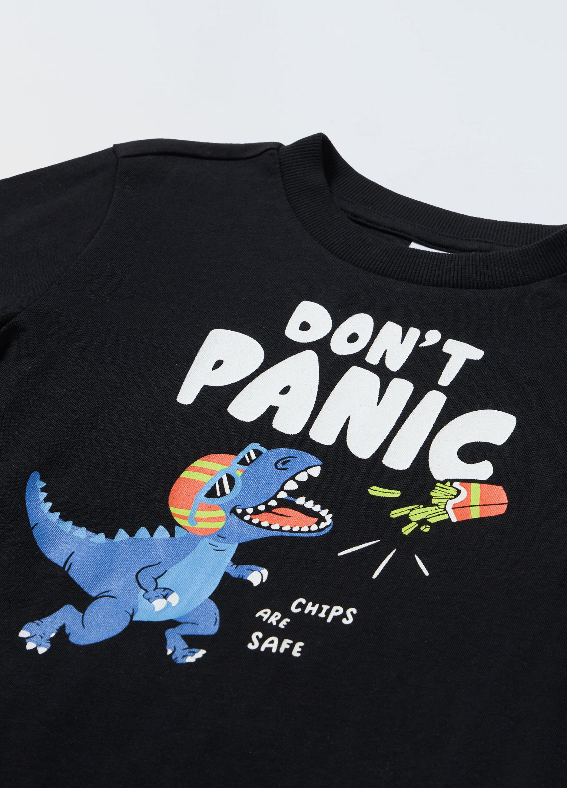 T-shirt in puro cotone a maniche lunghe bambino_1