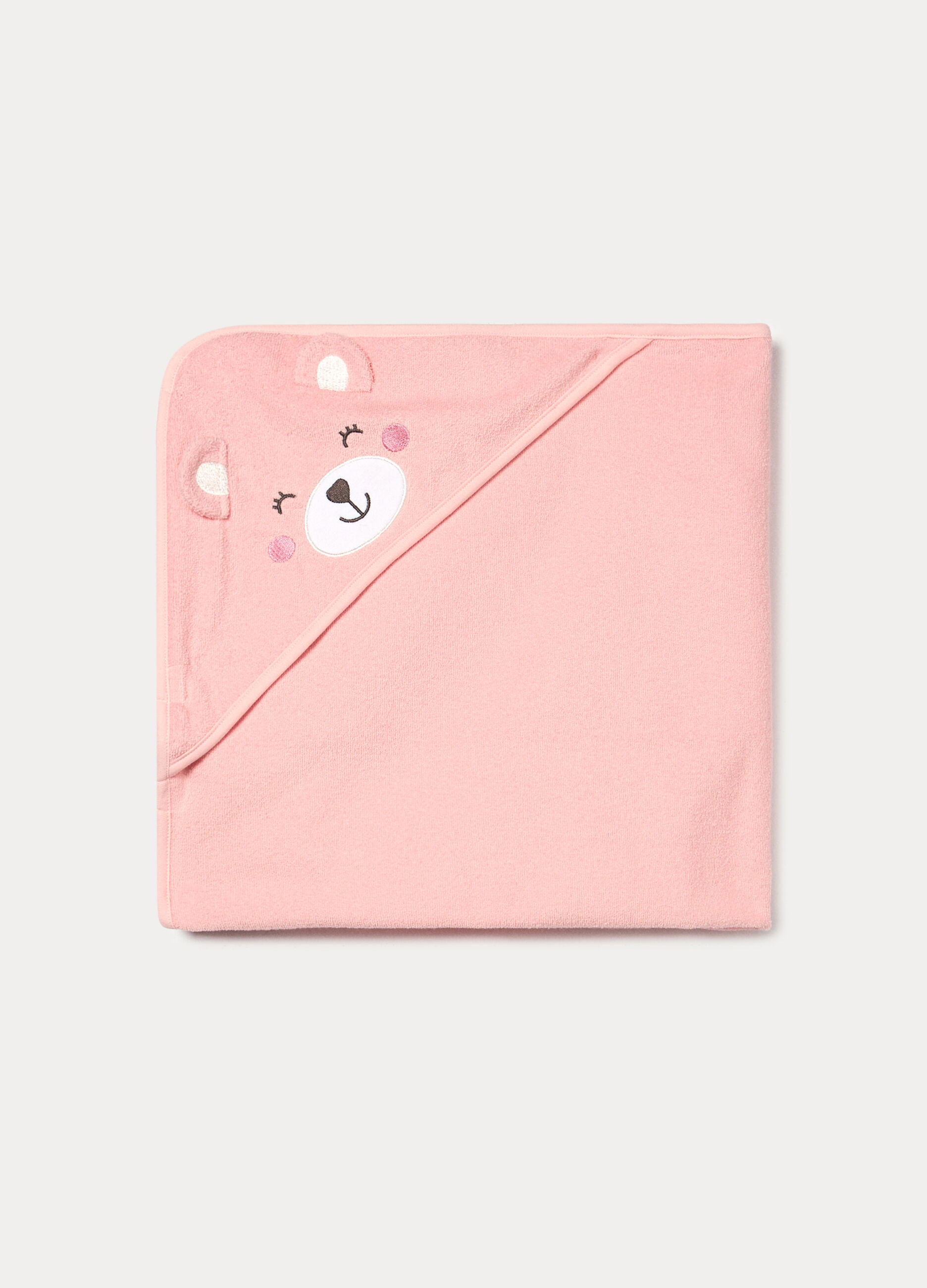 Asciugamano in spugna misto cotone neonata_0