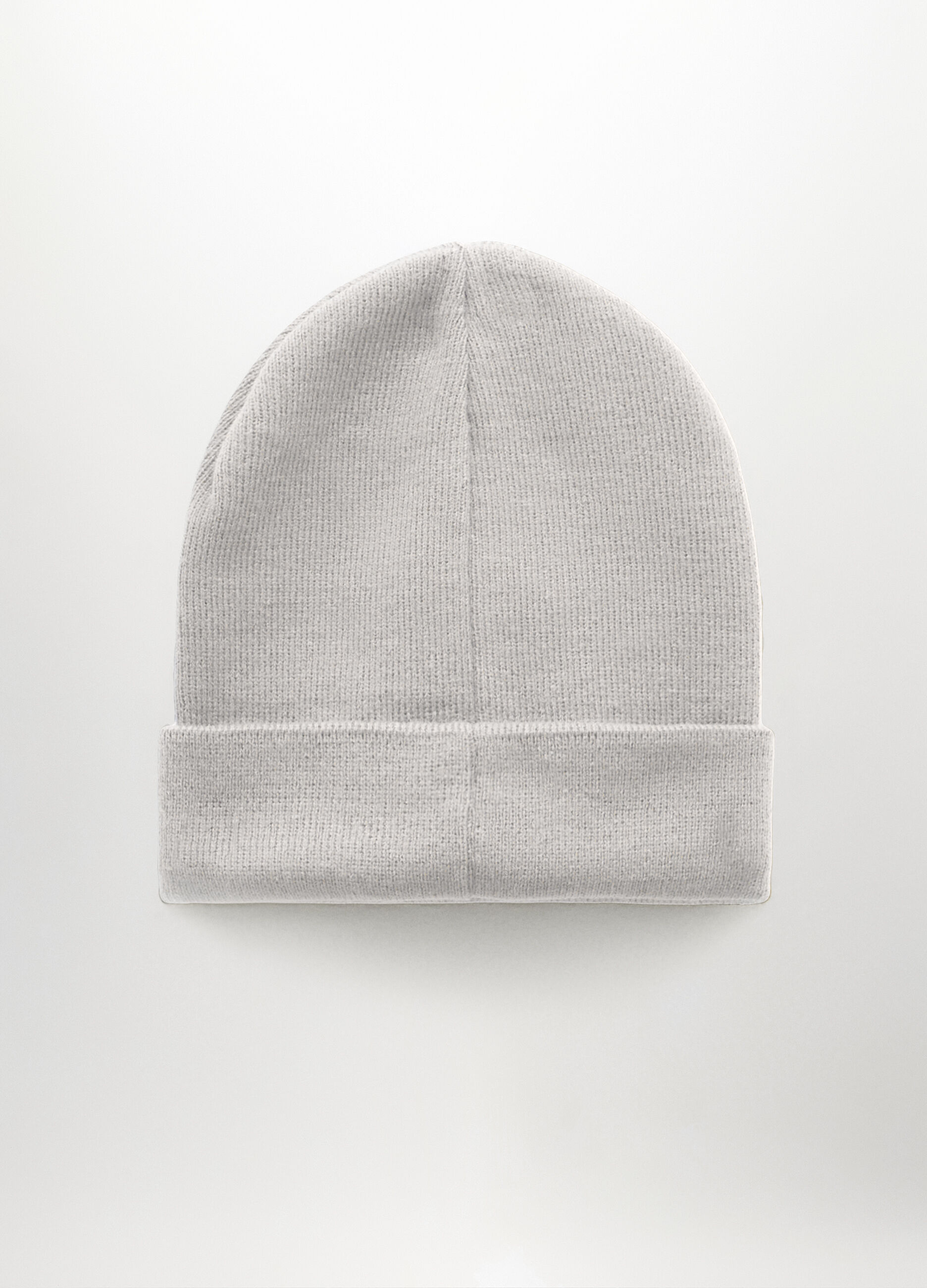 Berretto in maglia con risvolto uomo_1