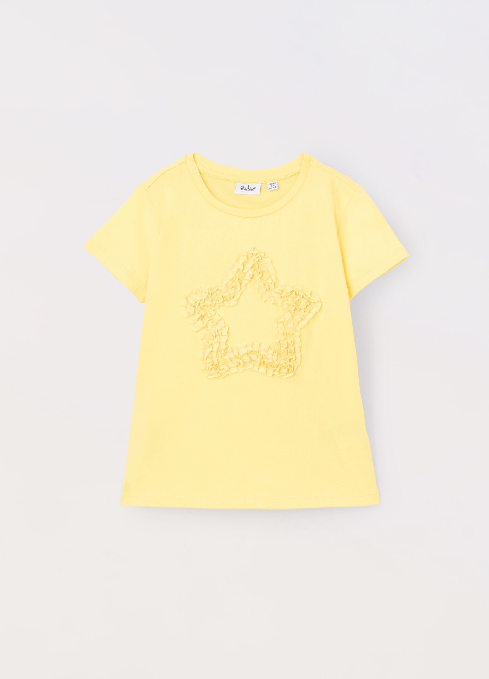 T-shirt in jersey di cotone stretch bambina_0