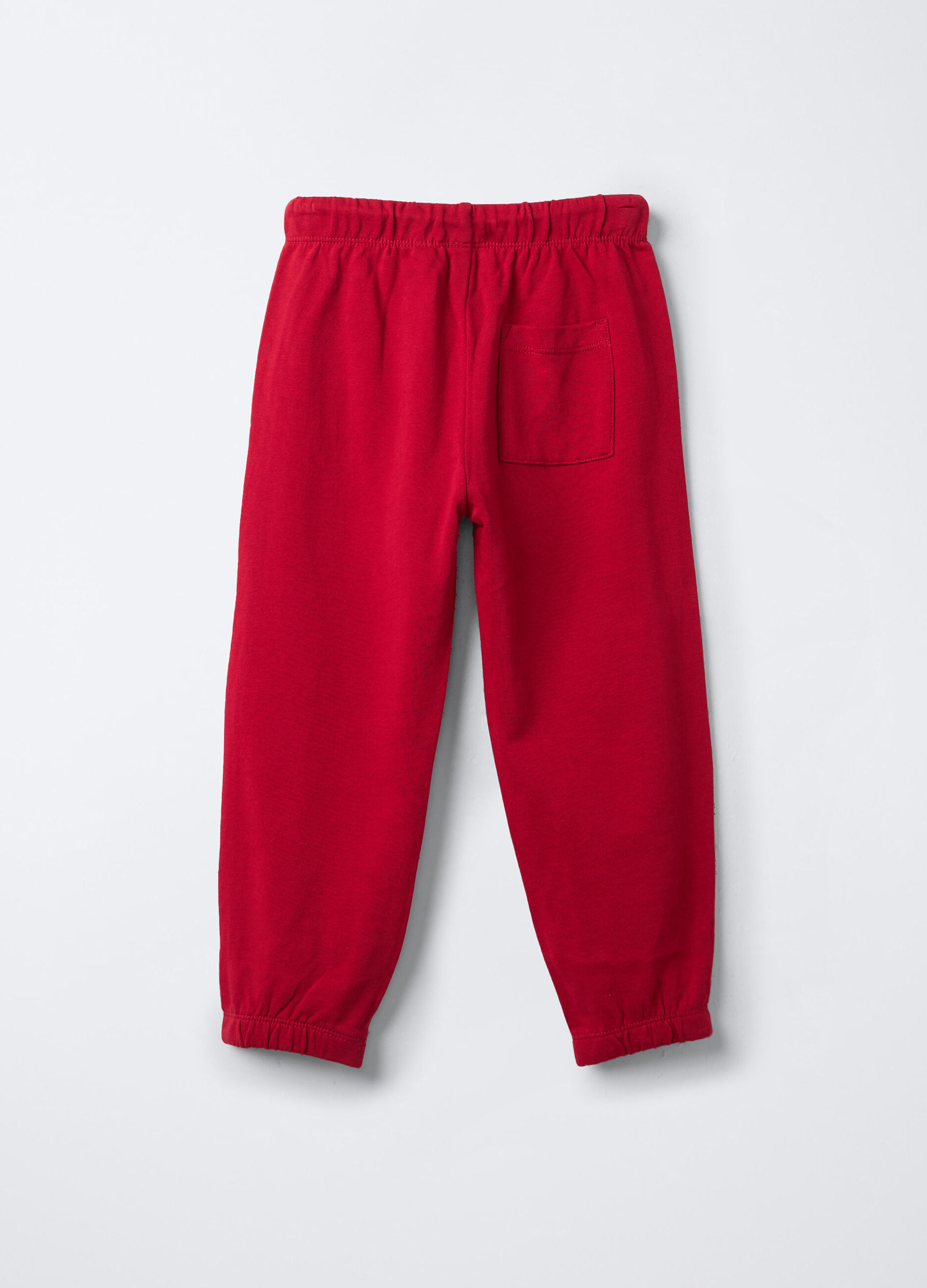Jogger in puro cotone garzato Comfort Fit bambino_1