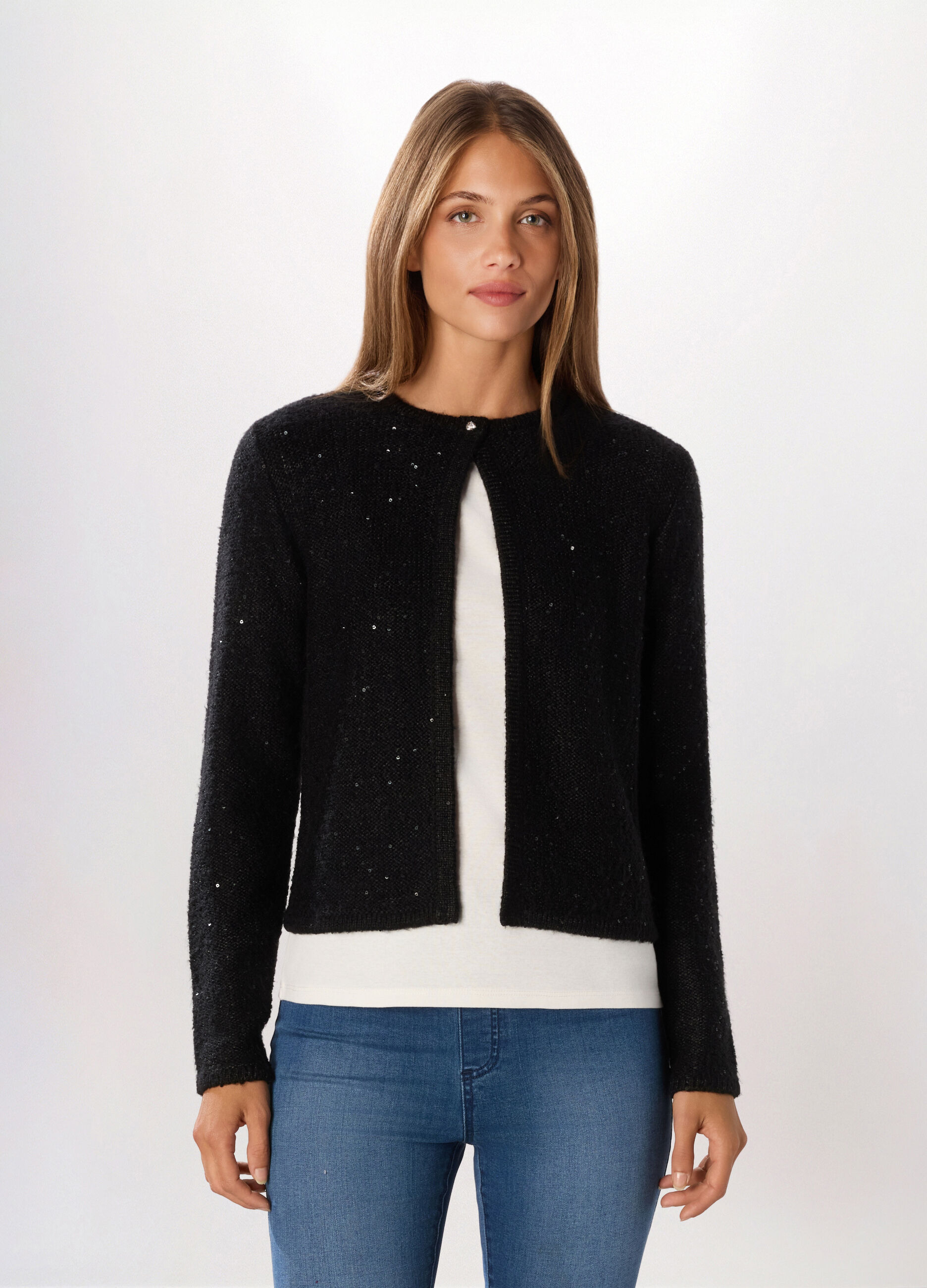 Cardigan tricot donna_0