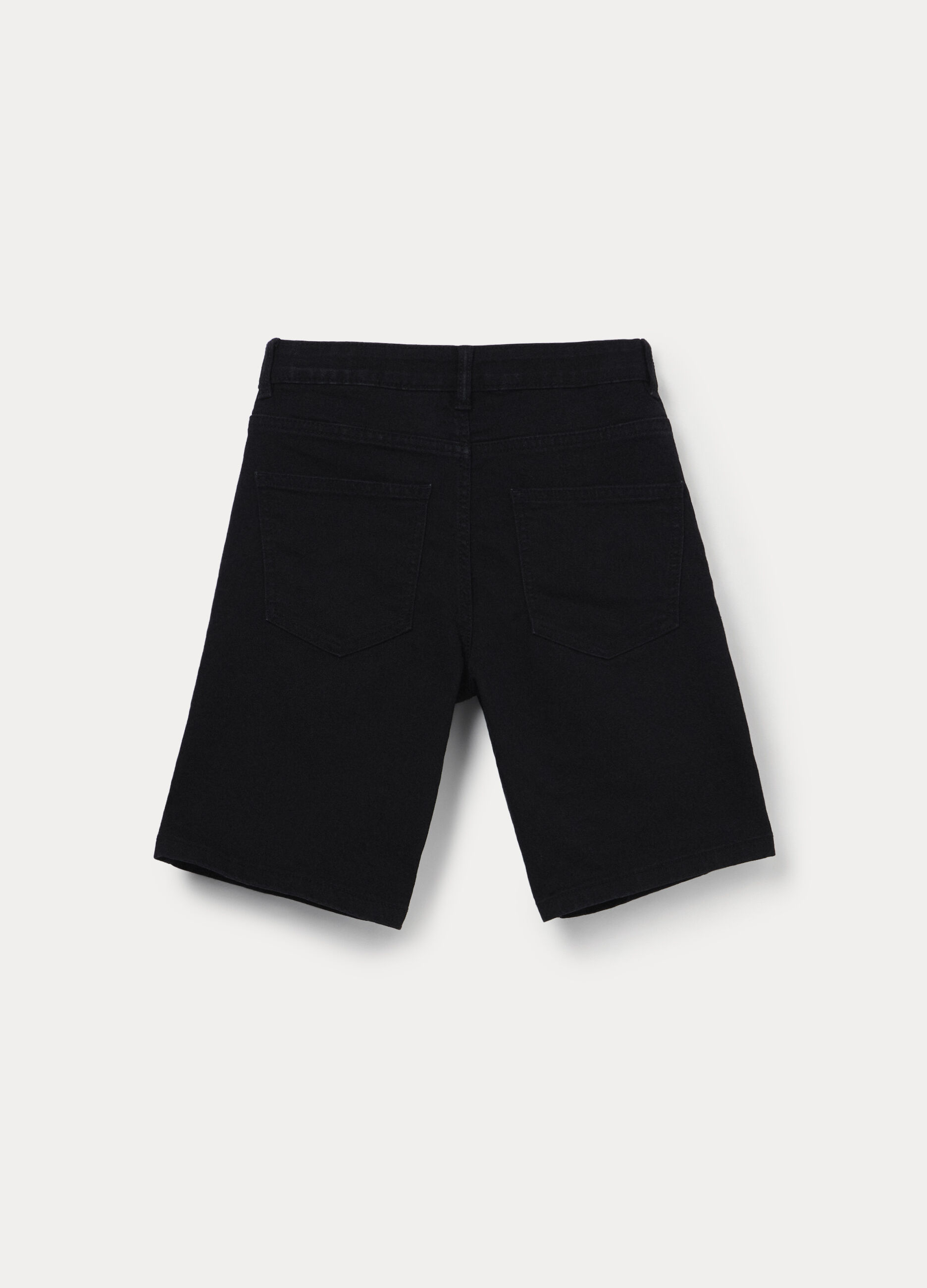 Shorts regular fit in stretch denim ragazzo_1