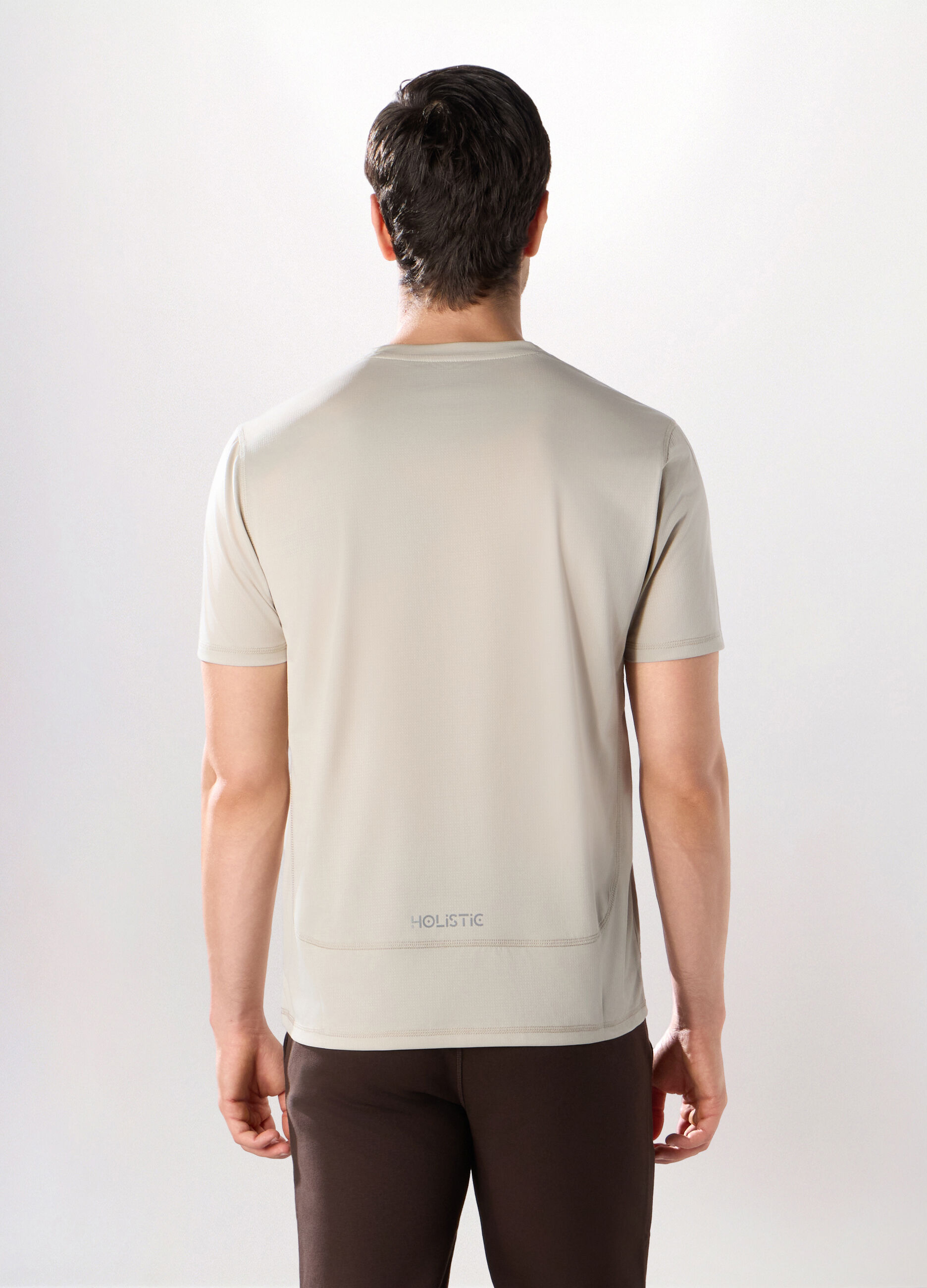 T-shirt sportiva tinta unita uomo_1