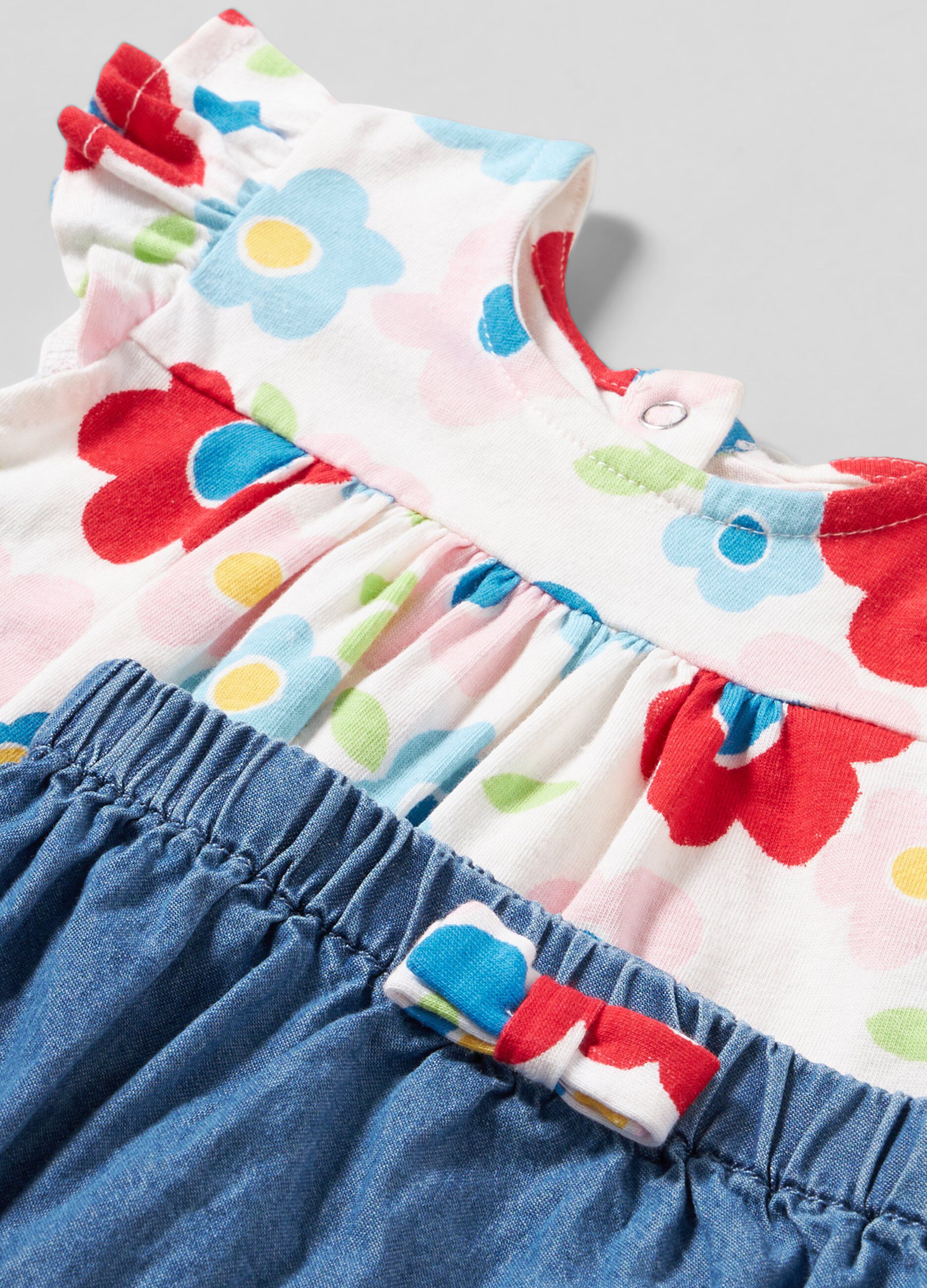 Lee Cooper - Completo Vestito E Leggings Neonato - Blu Marino - Neonata - 3