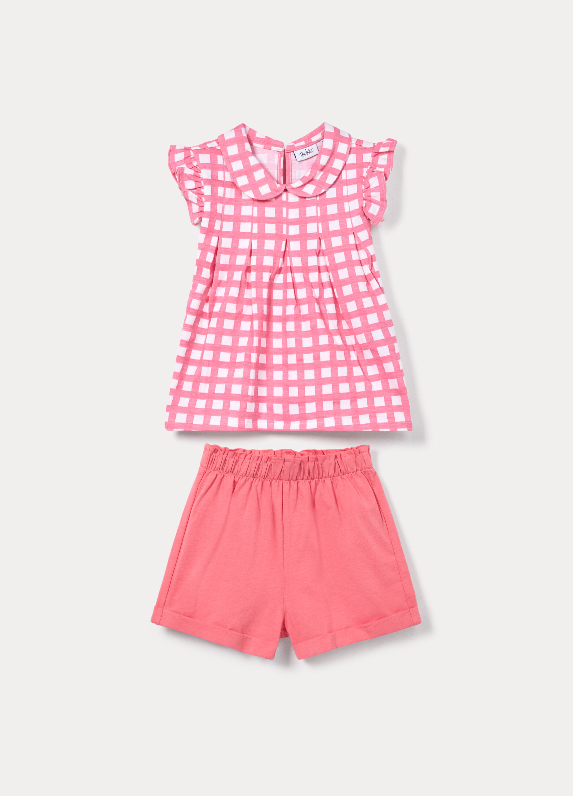 Jogging set in jersey di puro cotone bimba_0