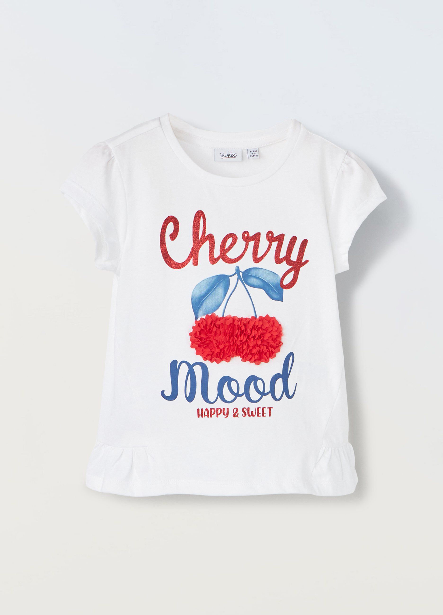 T-shirt in puro cotone bambina_0