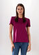 T-shirt in jersey di puro cotone donna_0