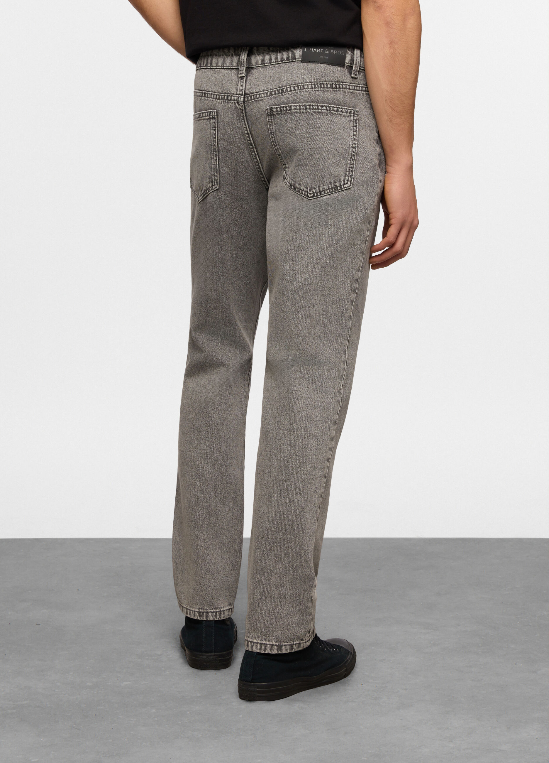 Jeans 5 tasche slim fit in denim uomo_2