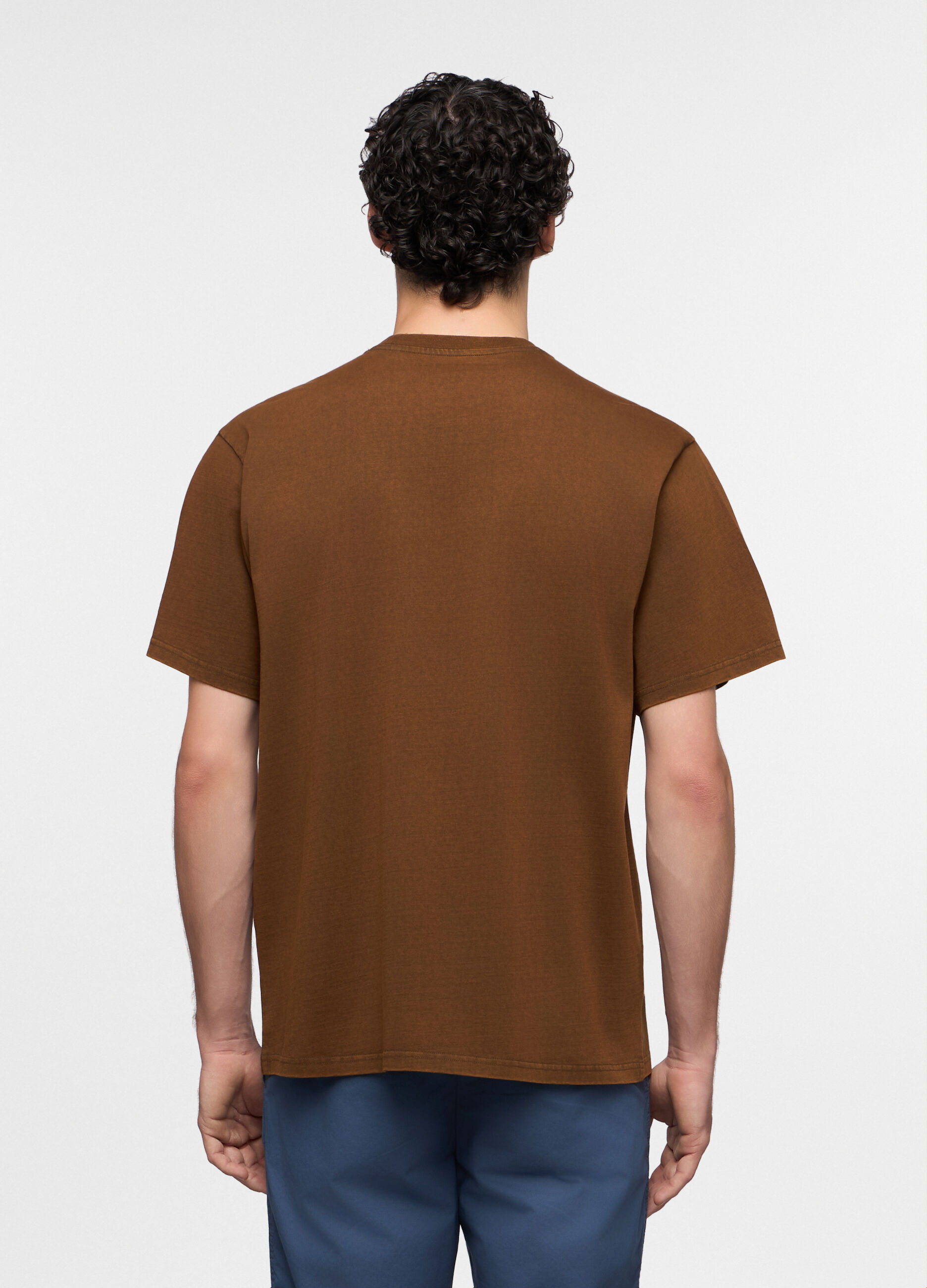 T-shirt girocollo stampa zagara uomo_1
